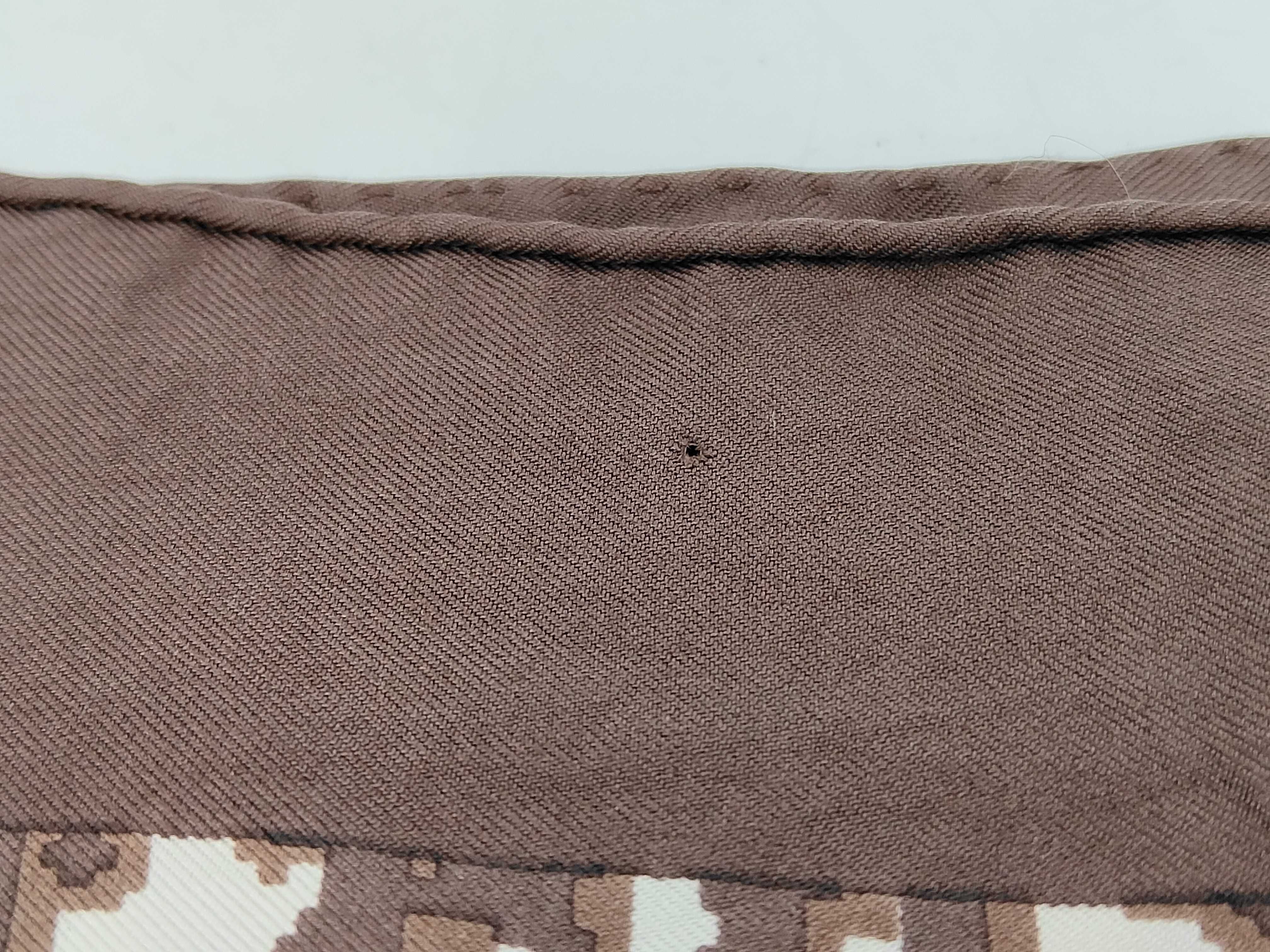 Trotter Silk Scarf, Brown, Other Accessories — view 7