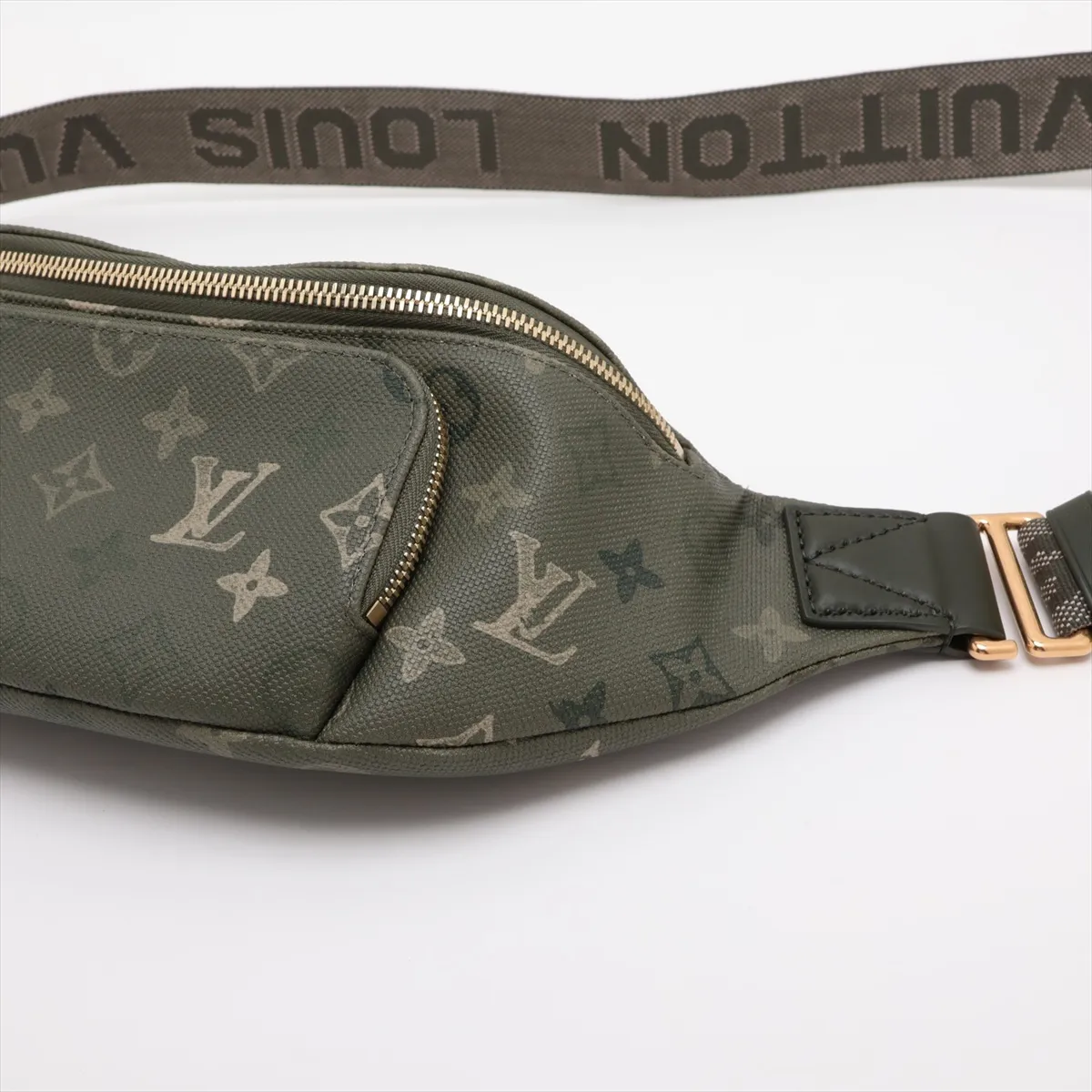 Monogram Surplus Rush Bum Bag M26933 Khaki (RFID detected) — view 3