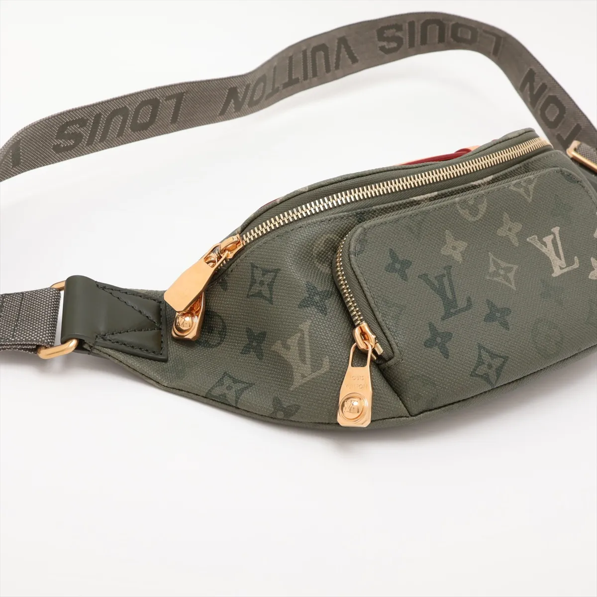 Monogram Surplus Rush Bum Bag M26933 Khaki (RFID detected) — view 4