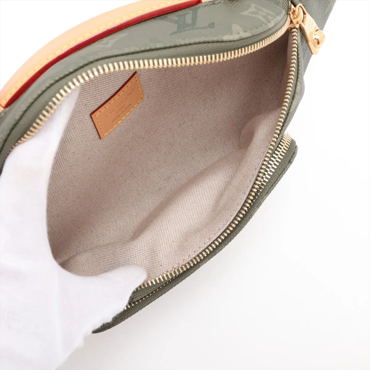 Monogram Surplus Rush Bum Bag M26933 Khaki (RFID detected) — view 6