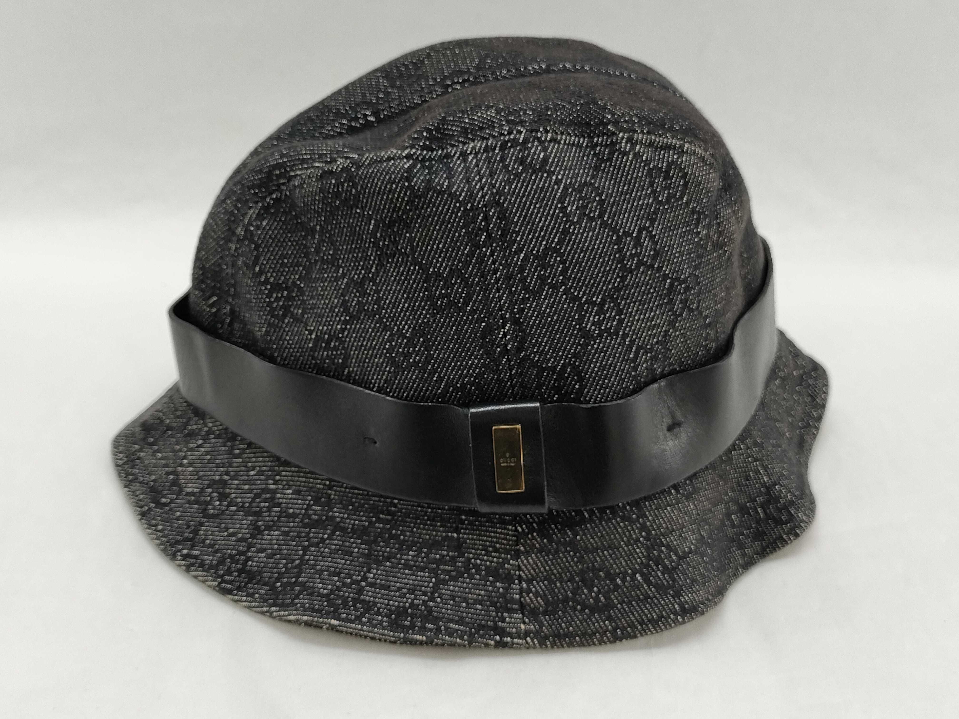 GG canvas black bucket hat and other accessories — view 2