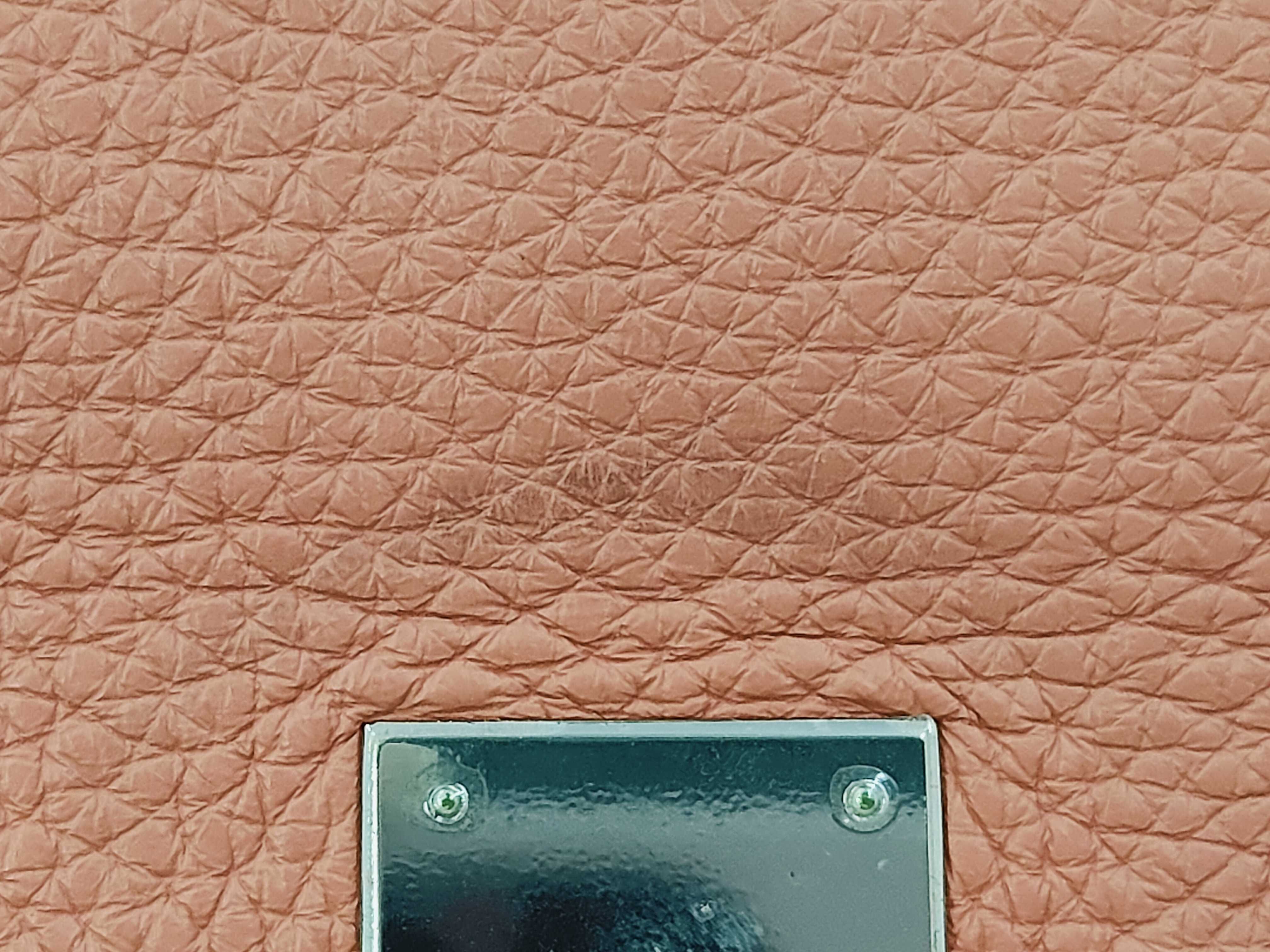 Birkin 30 Pink Taurillon Clemence Rosy Silver Hardware Q Handbag — view 14
