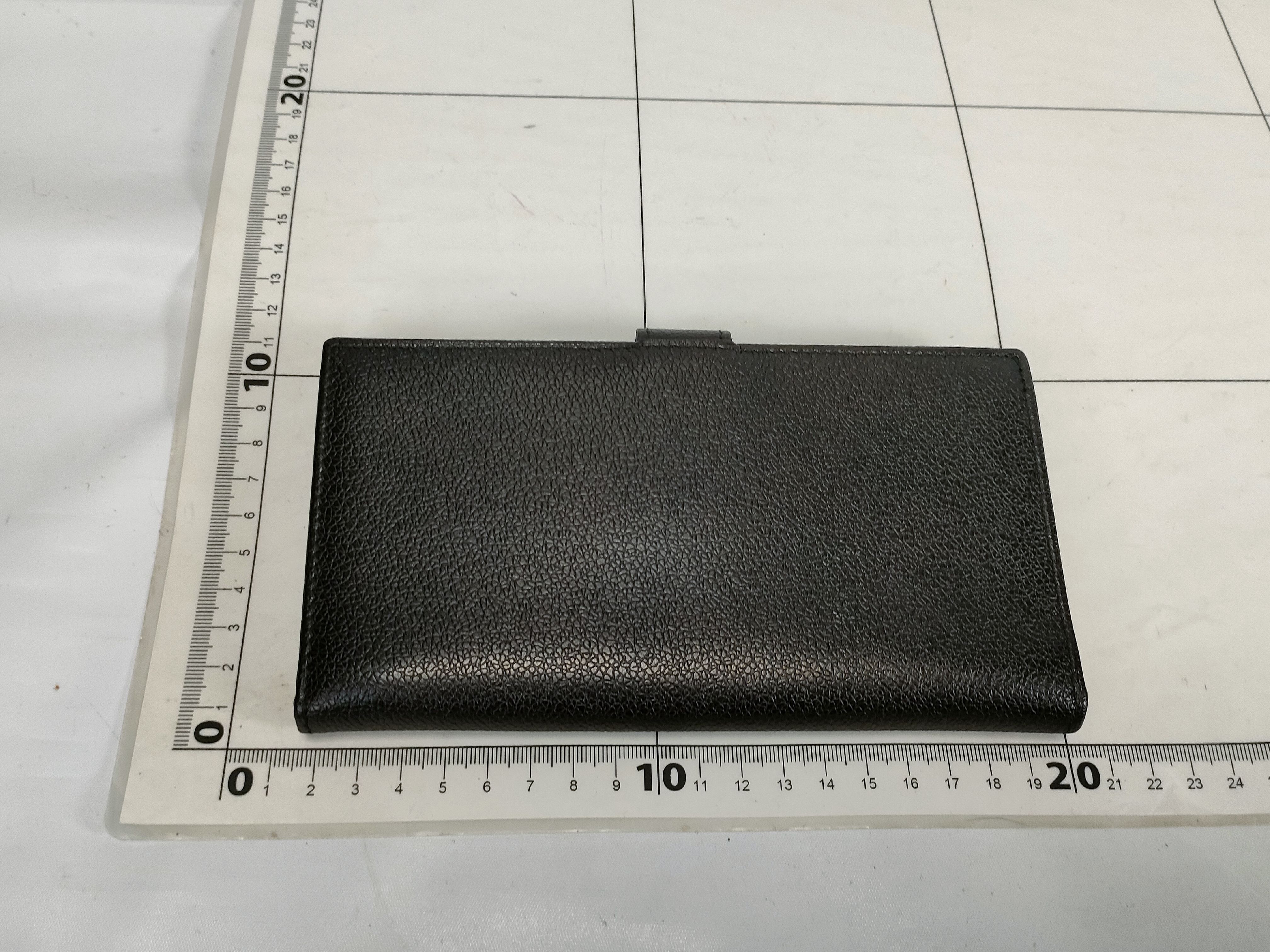 Bulgari Leather Logo Clip Long Wallet — view 2