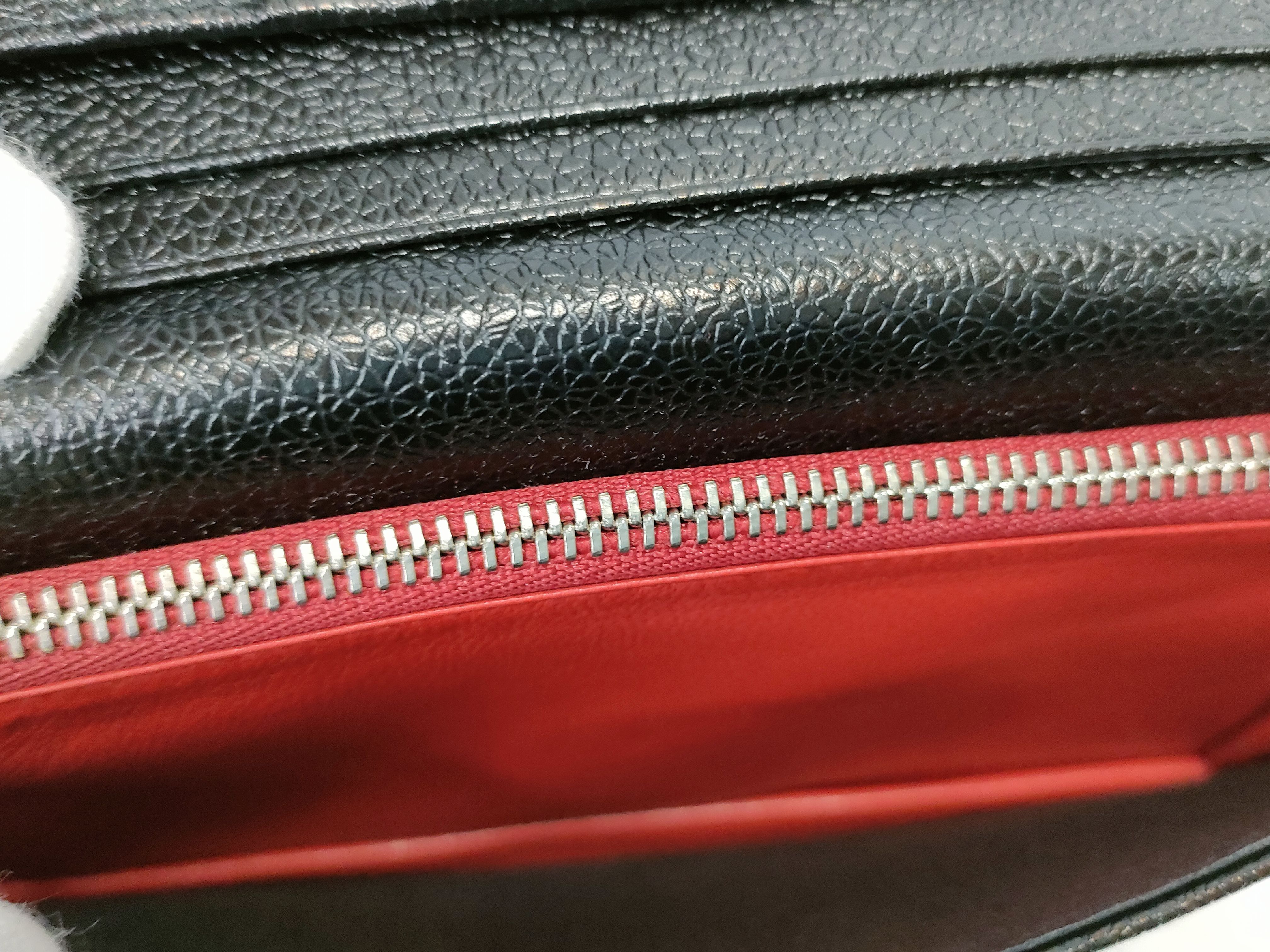 Bulgari Leather Logo Clip Long Wallet — view 11