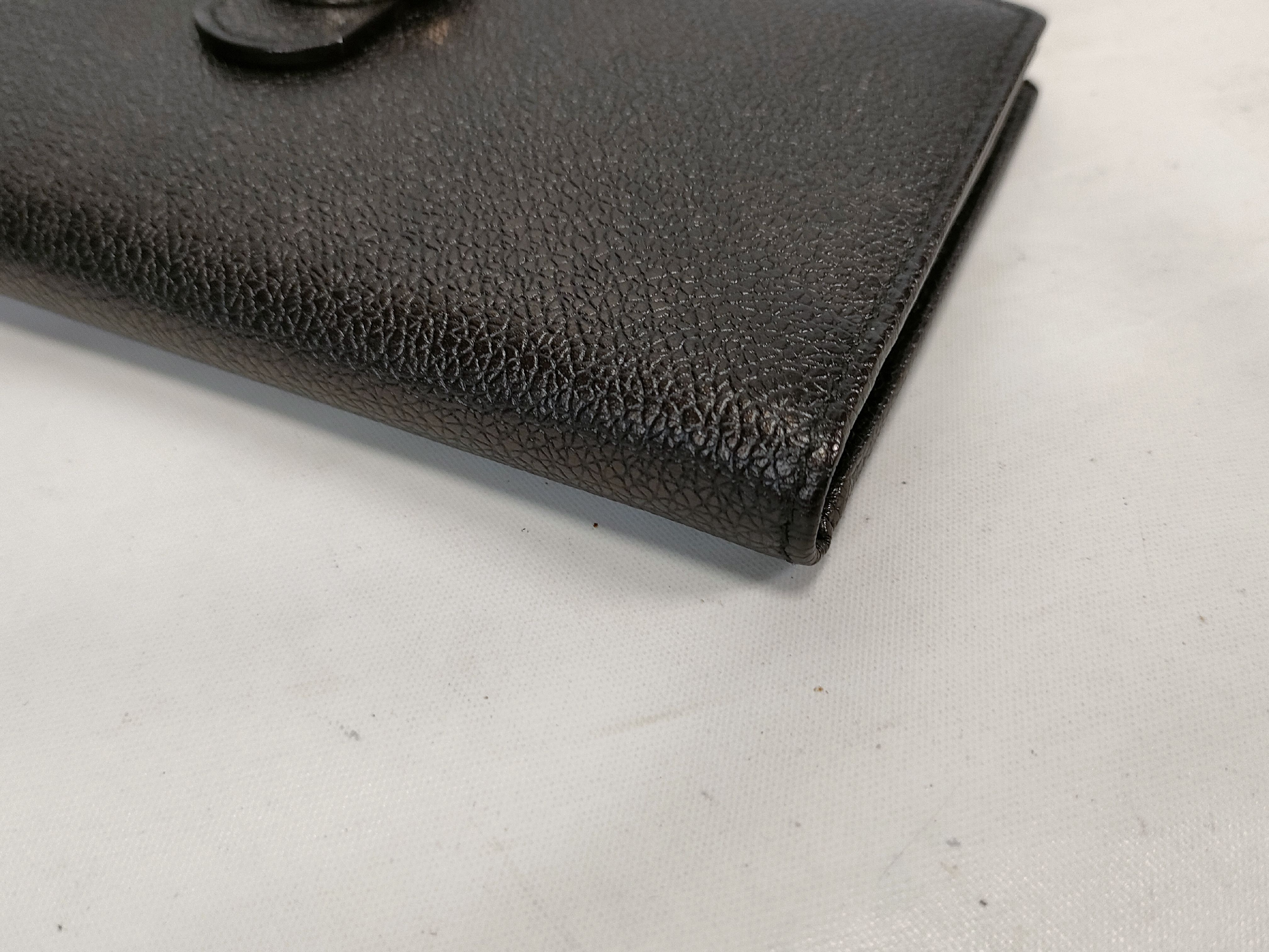 Bulgari Leather Logo Clip Long Wallet — view 3