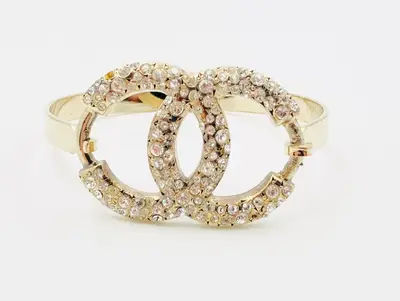Coco Mark Rhinestone Bangle 04A Bracelet/Bangle