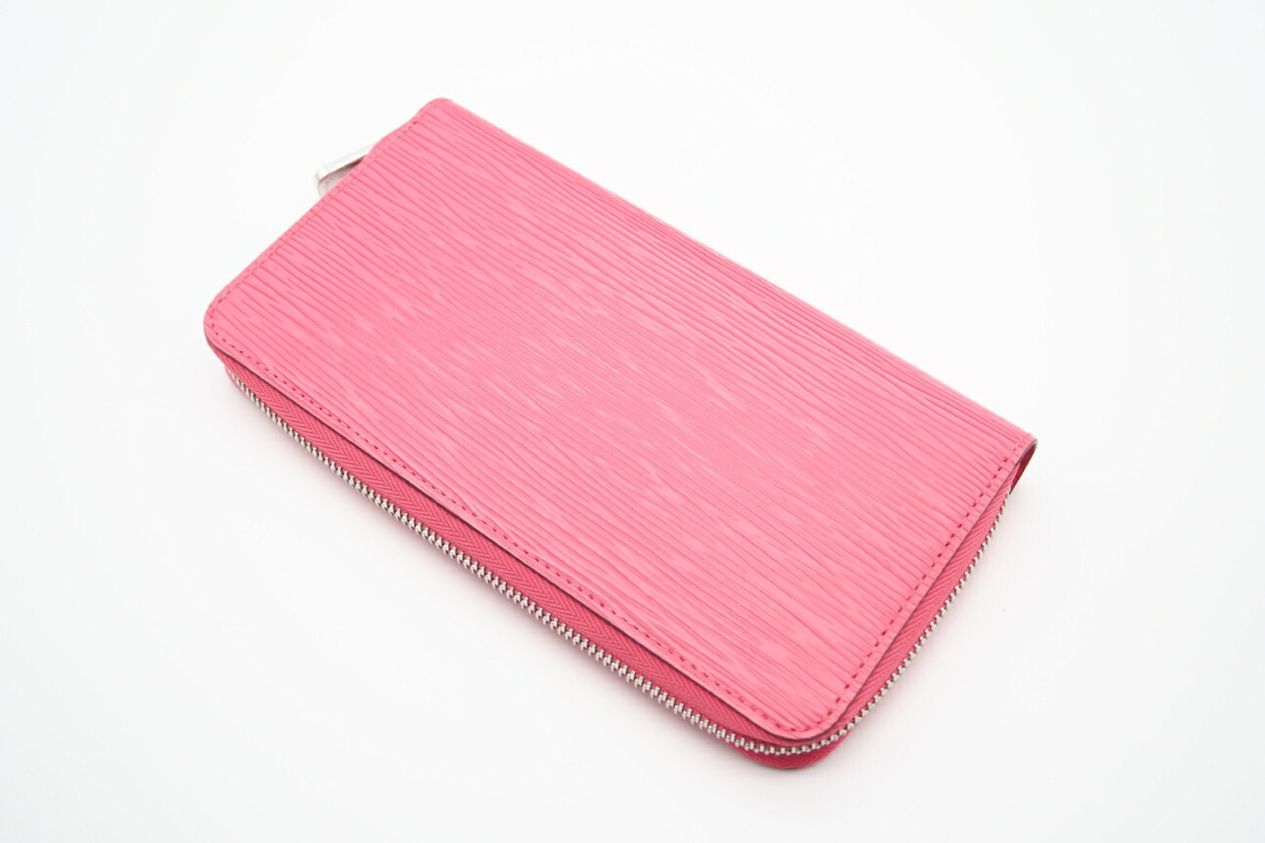 M83074 Epi Zippy Wallet Pink Sky, with dust bag and box. — view 3