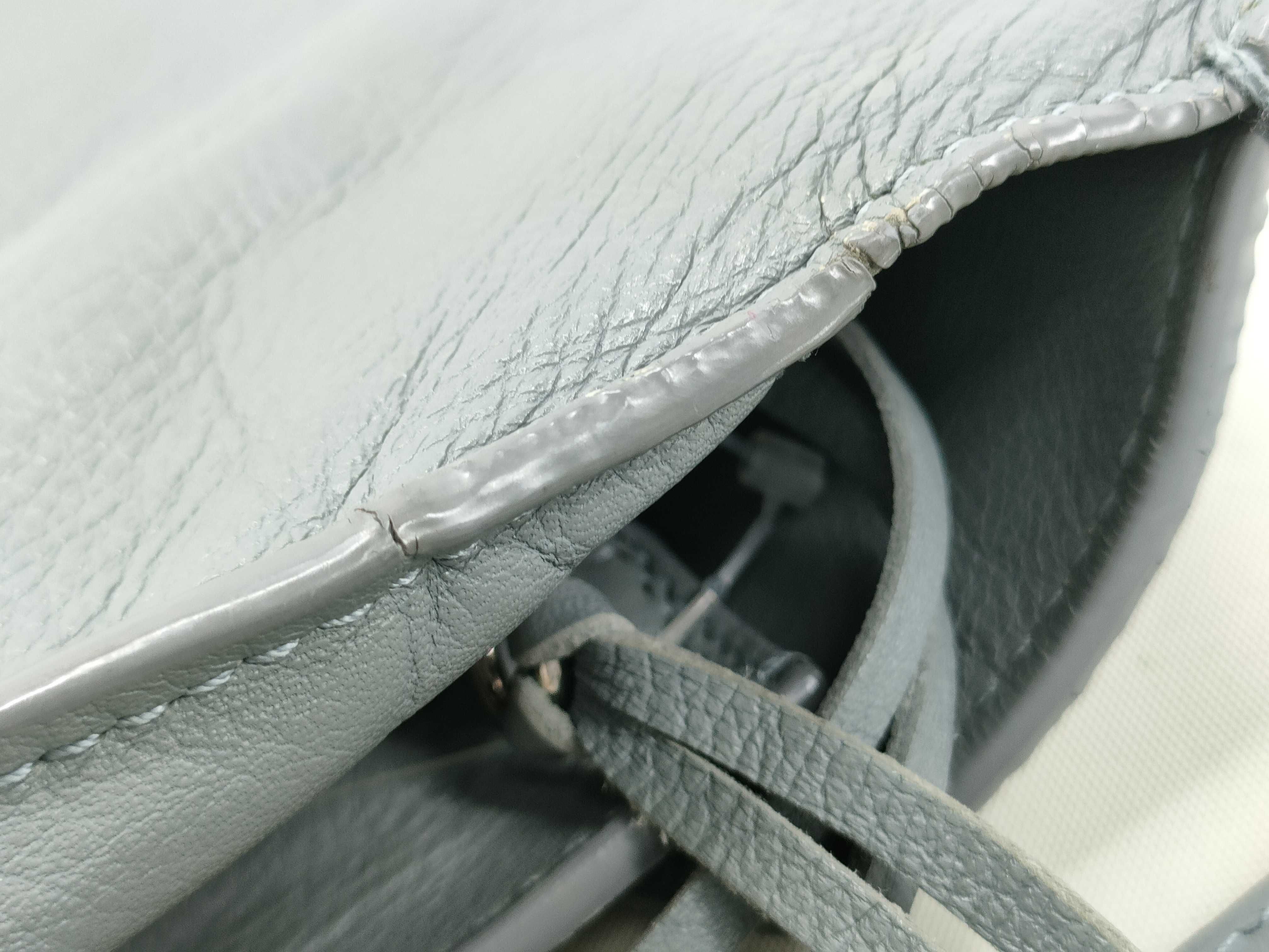 clutch bag, gray, second bag — view 12