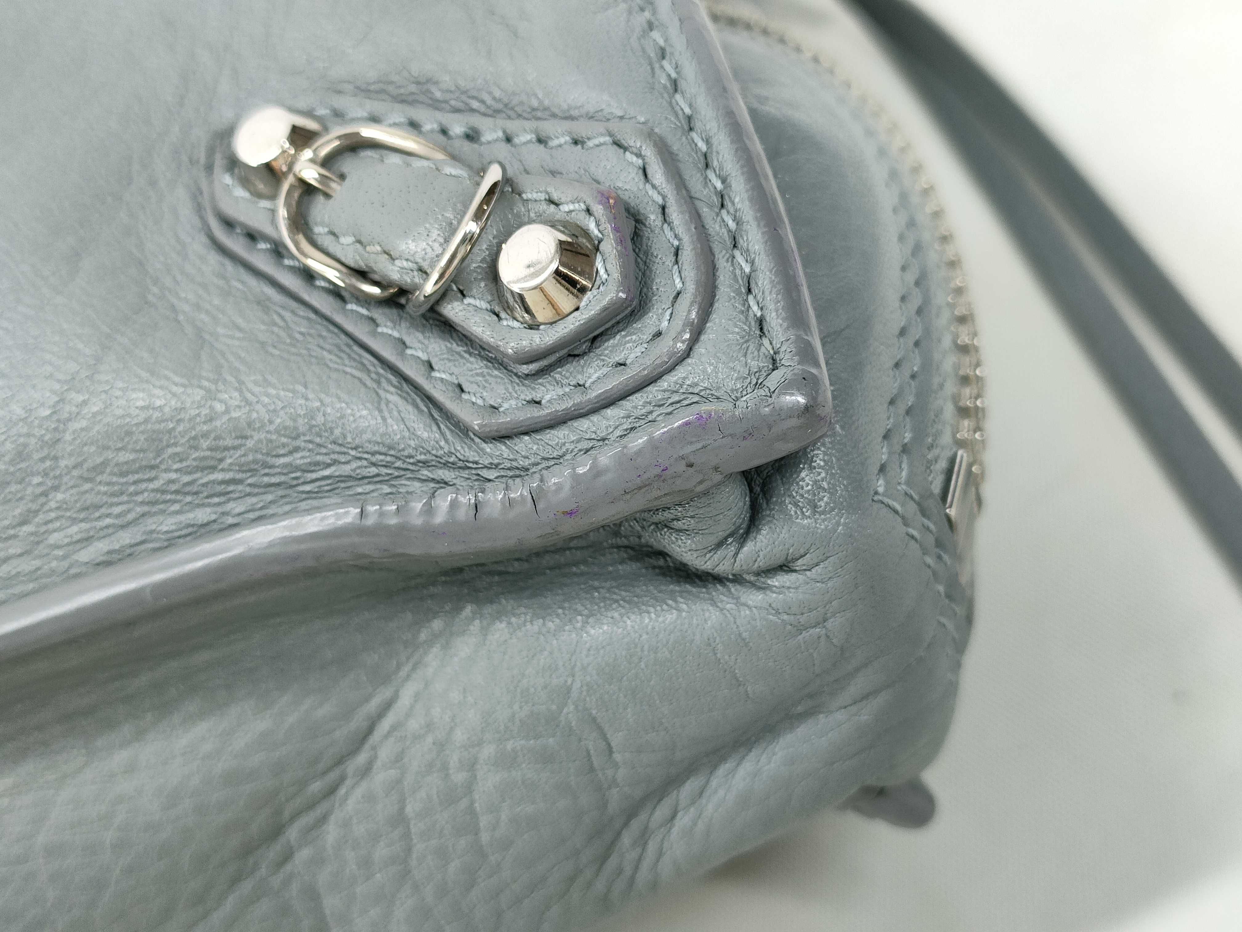 clutch bag, gray, second bag — view 4