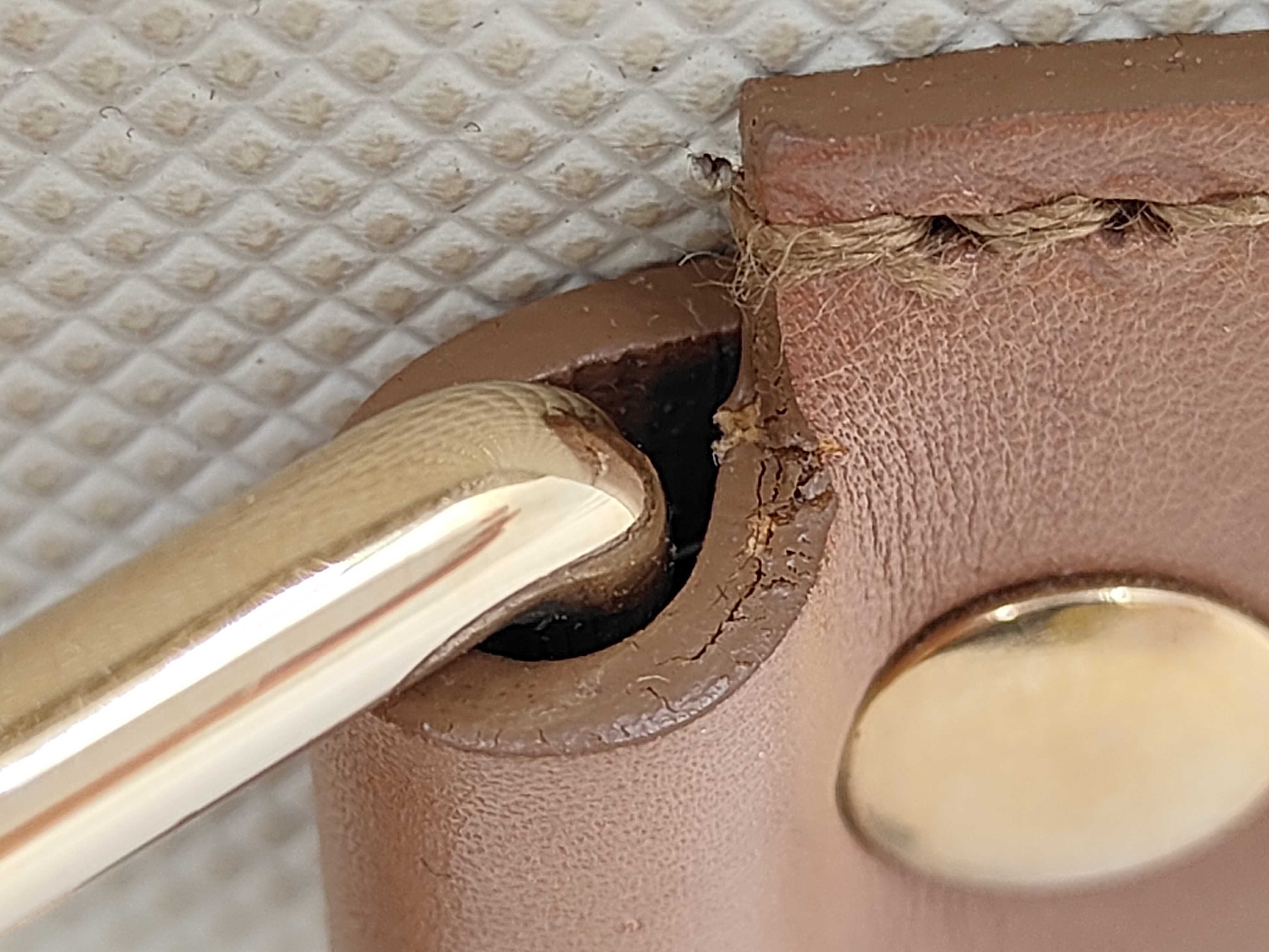 Leather Carry Case White Suitcase — view 8