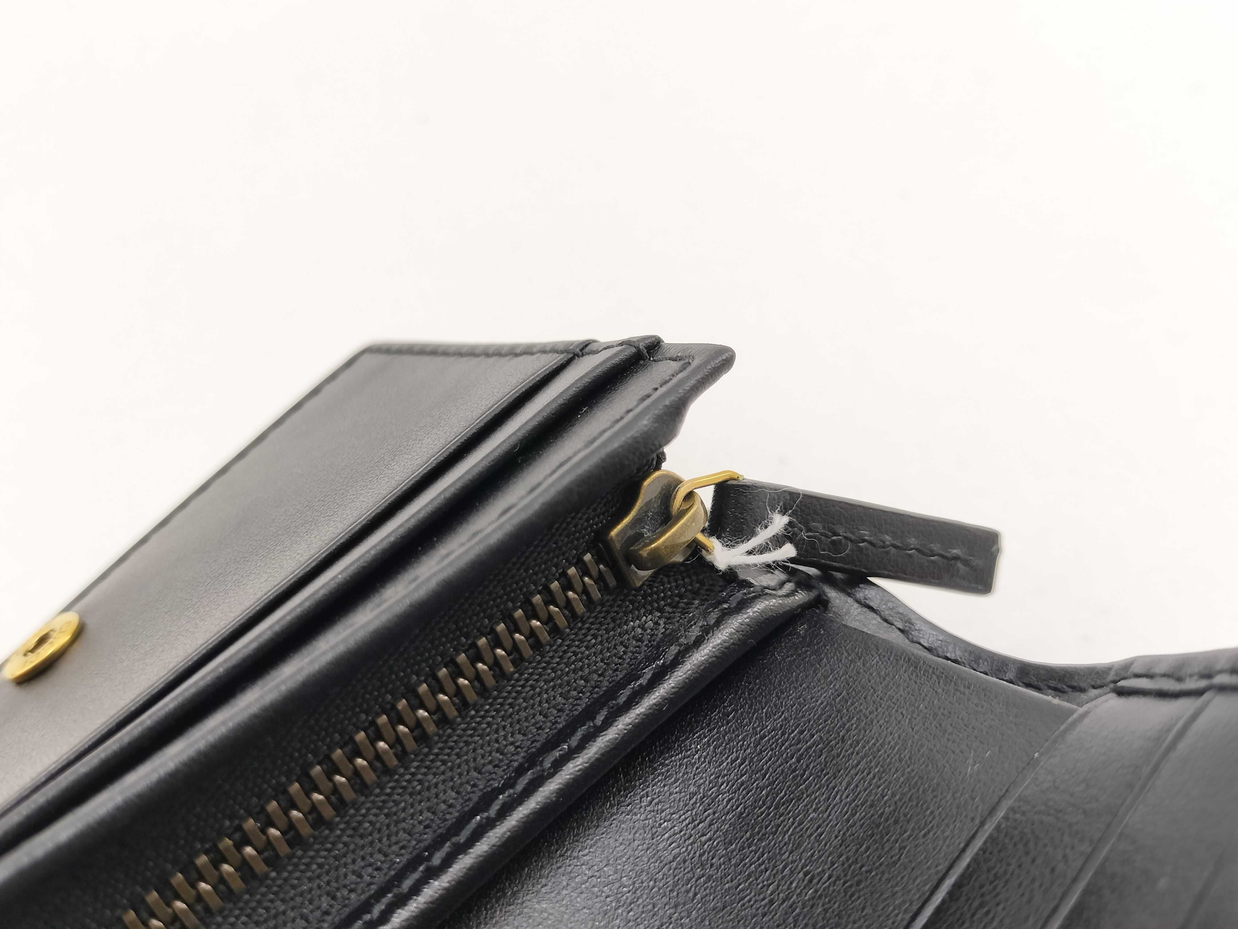 466492 Marmont Bi-fold Wallet, Quilted Leather, Black — view 11