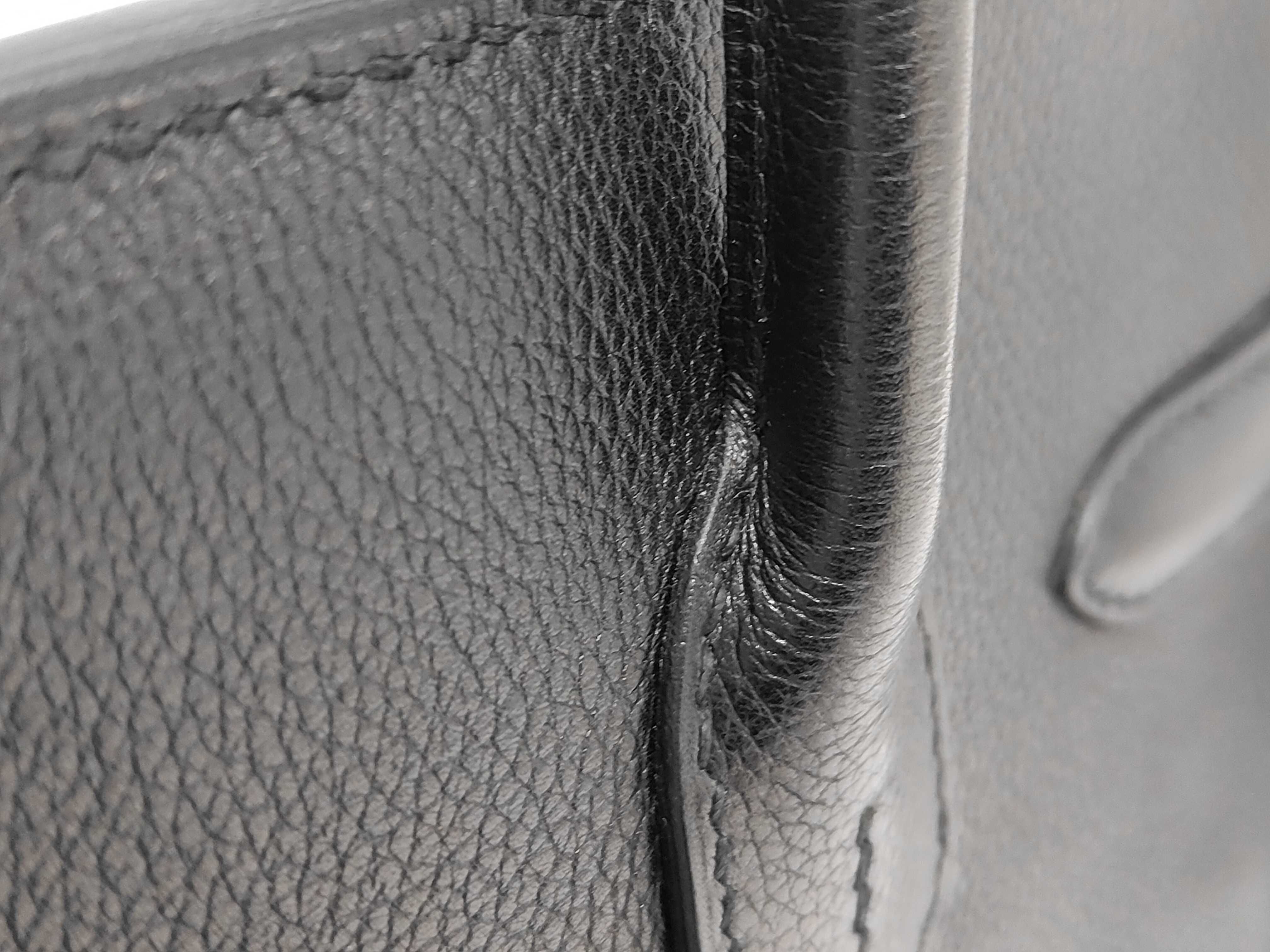 Birkin 30 Togo Leather, Black with Silver Hardware, Size L, Handbag — view 3