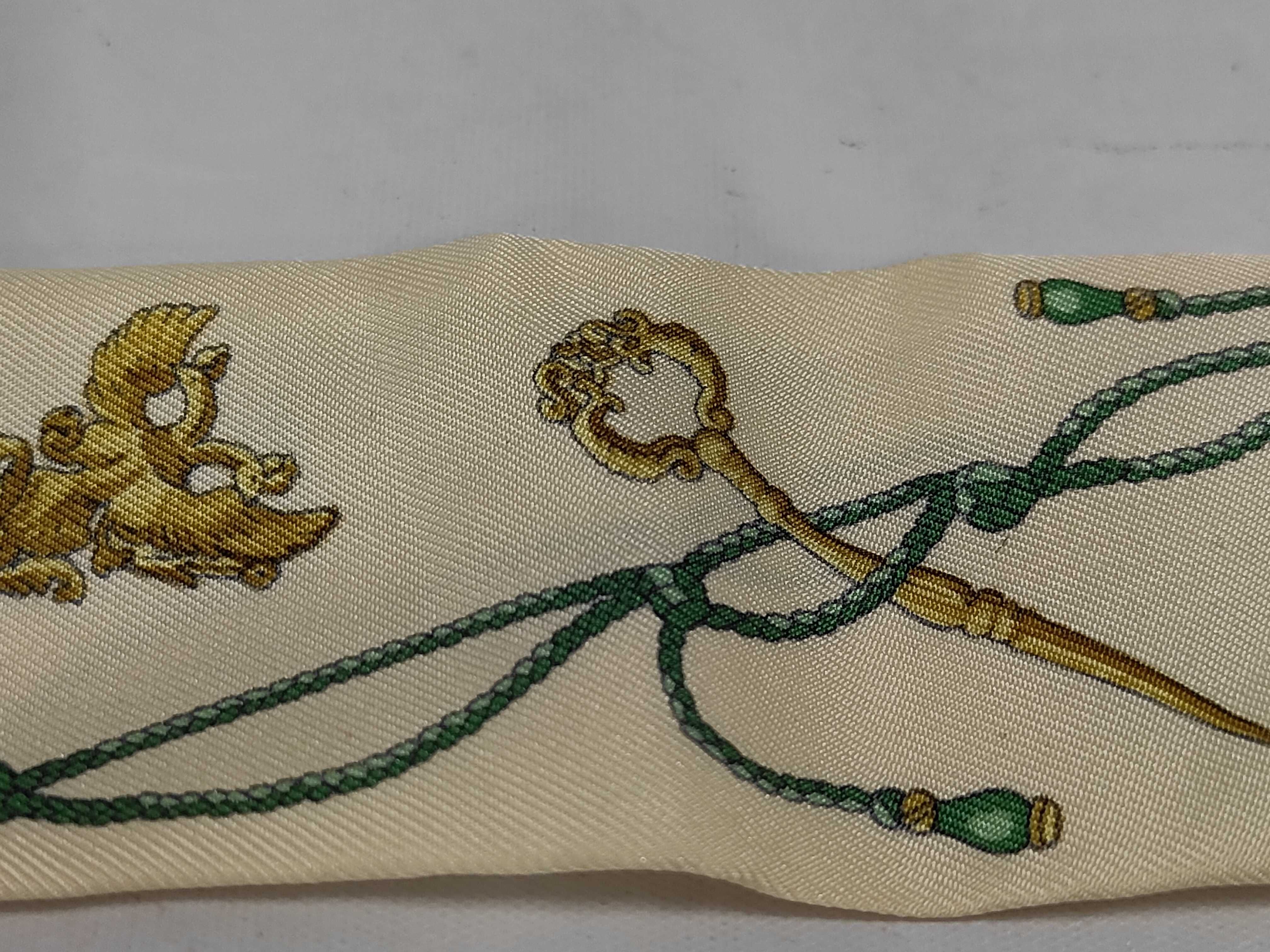 Twilly Key Silk Scarf Yellow Other Accessories — view 8