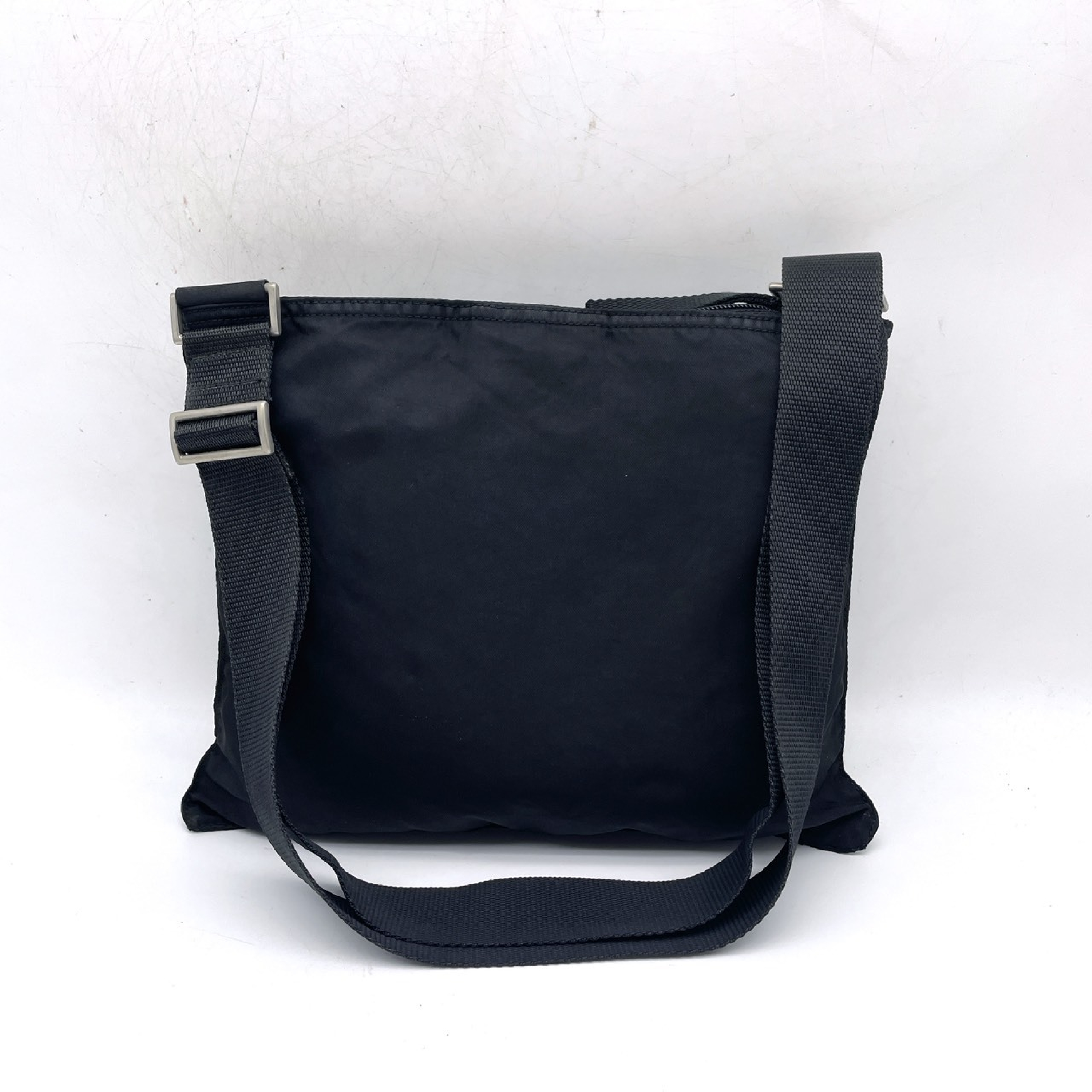Nylon Triangle Logo Shoulder Bag — view 2