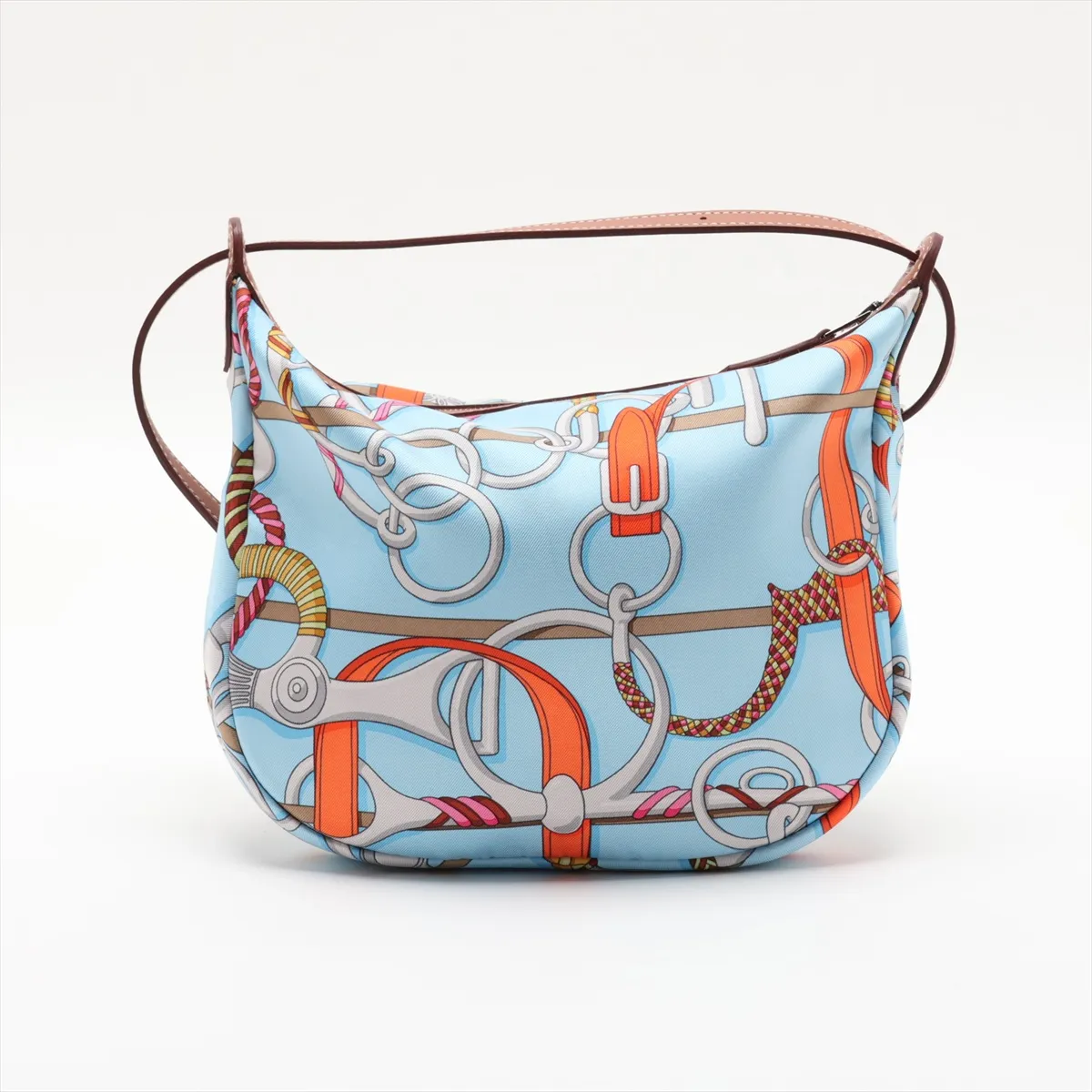 Hermès Sursoy To Go Silk x Veau Swift Multicolor Silver Hardware B: 2023 — view 2