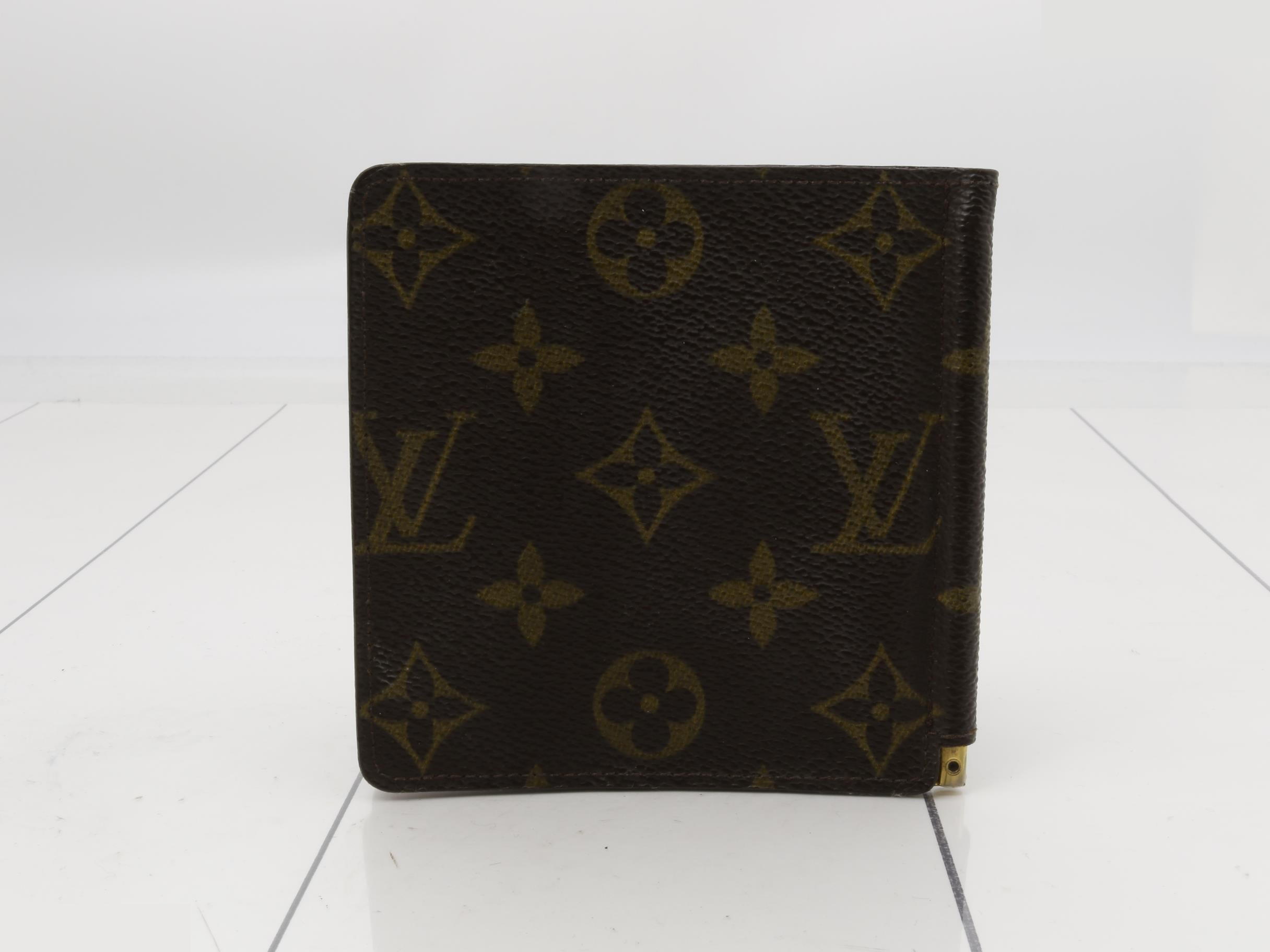 Monogram Money Clip Bi-fold Wallet — view 2