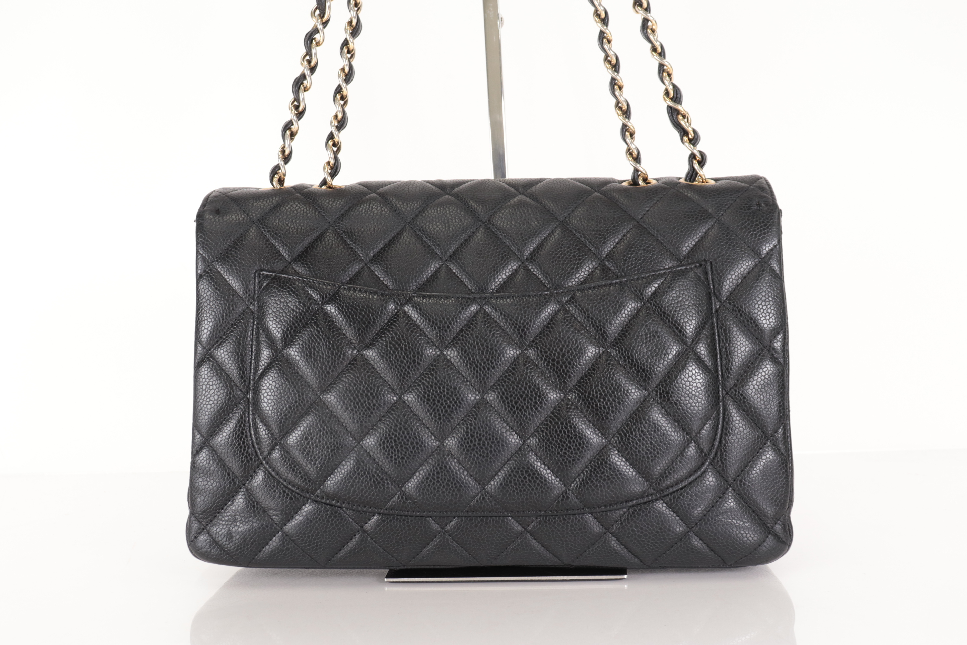Caviar Matelassé Chain Shoulder Bag (Serial Number 21) — view 2