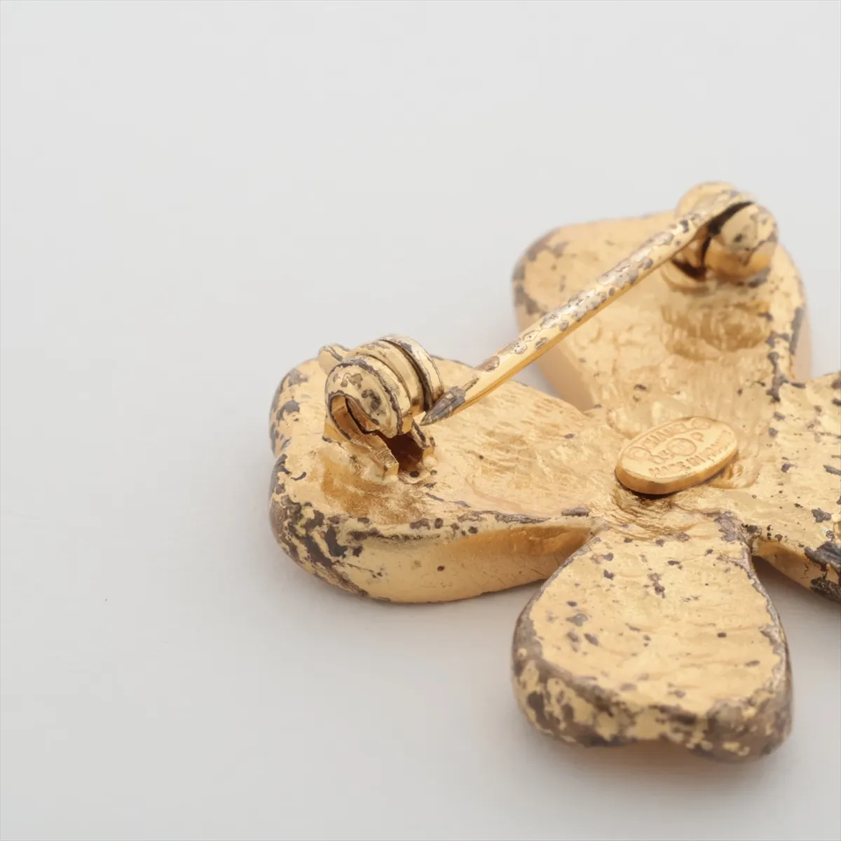 Cocomark Clover 03P Brooch GP Gold — view 3