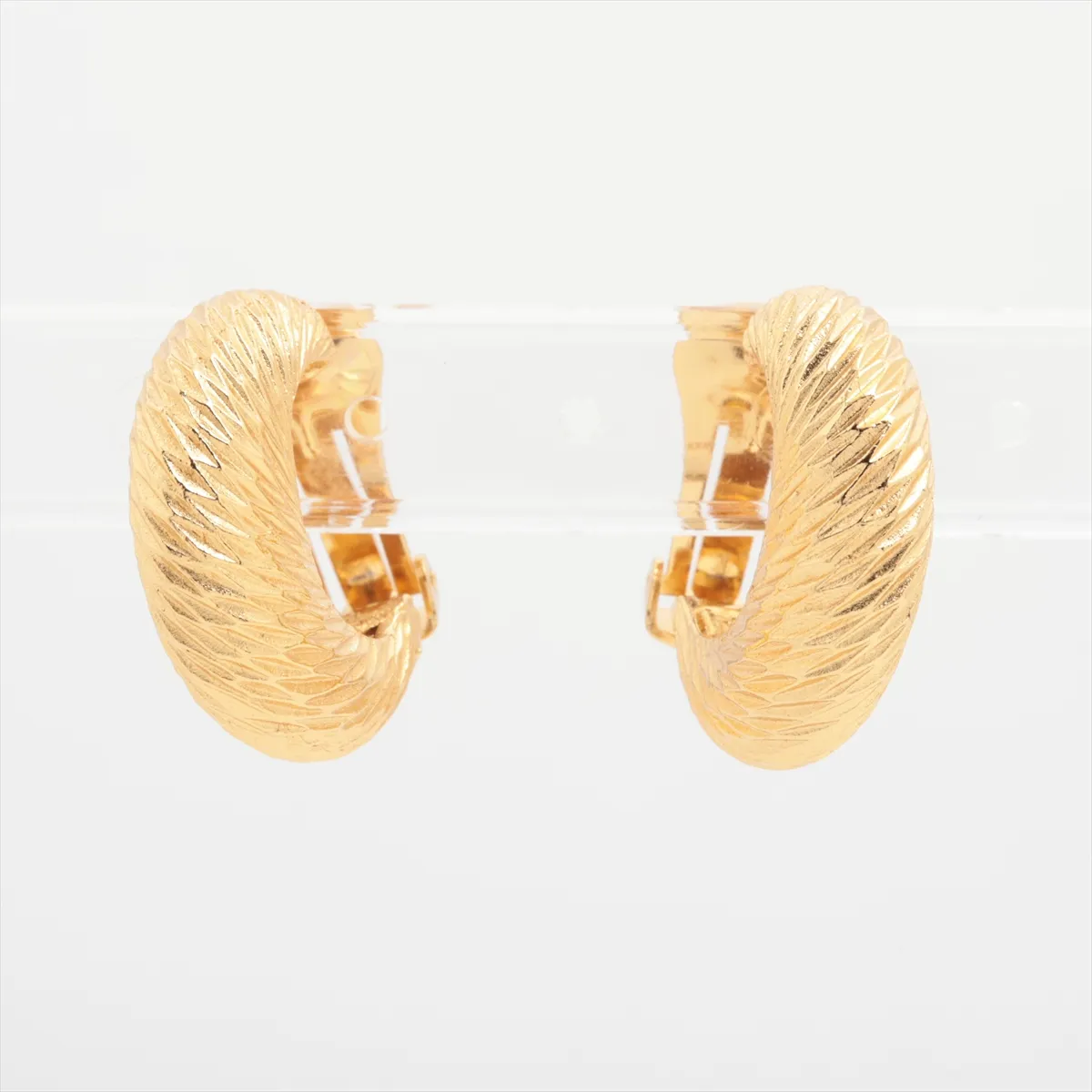 Earrings (Pair) GP Gold Hoop Earrings — view 2