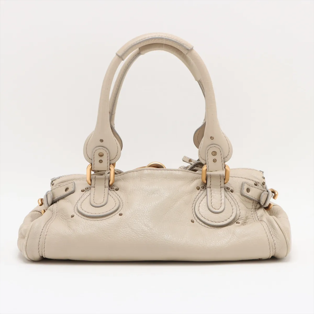 paddington leather handbag white — view 2