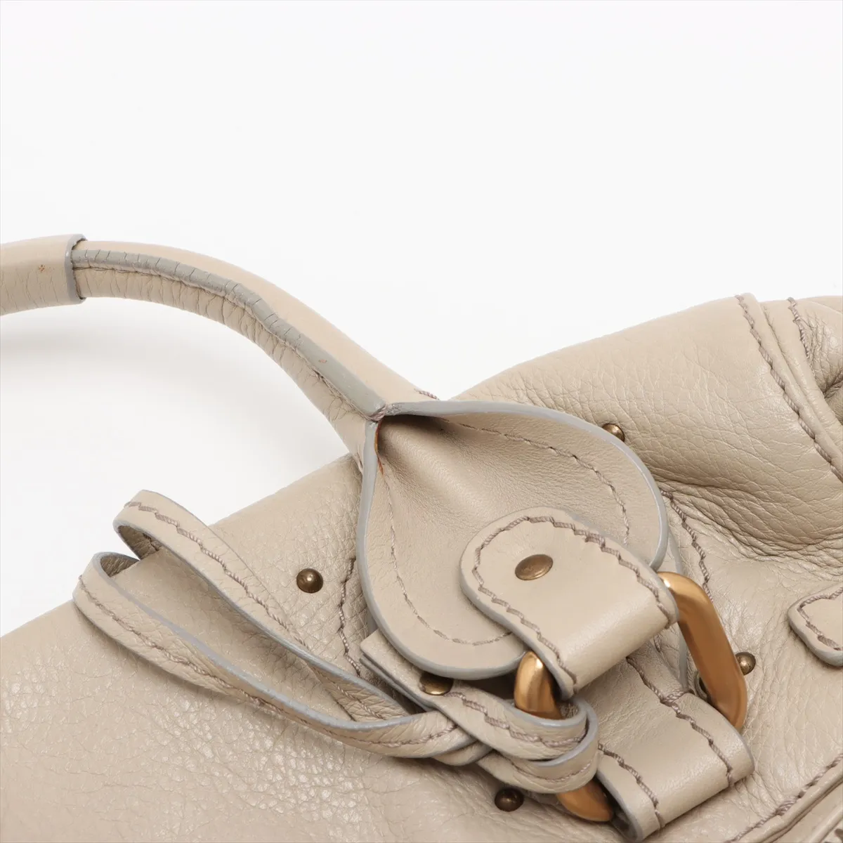 paddington leather handbag white — view 15