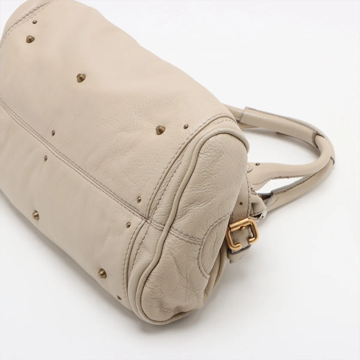 paddington leather handbag white — view 3