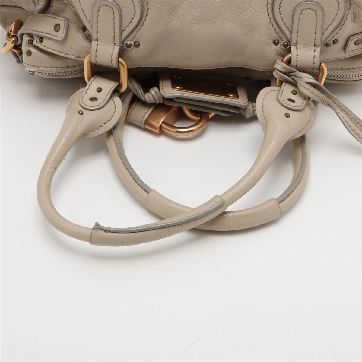 paddington leather handbag white — view 5