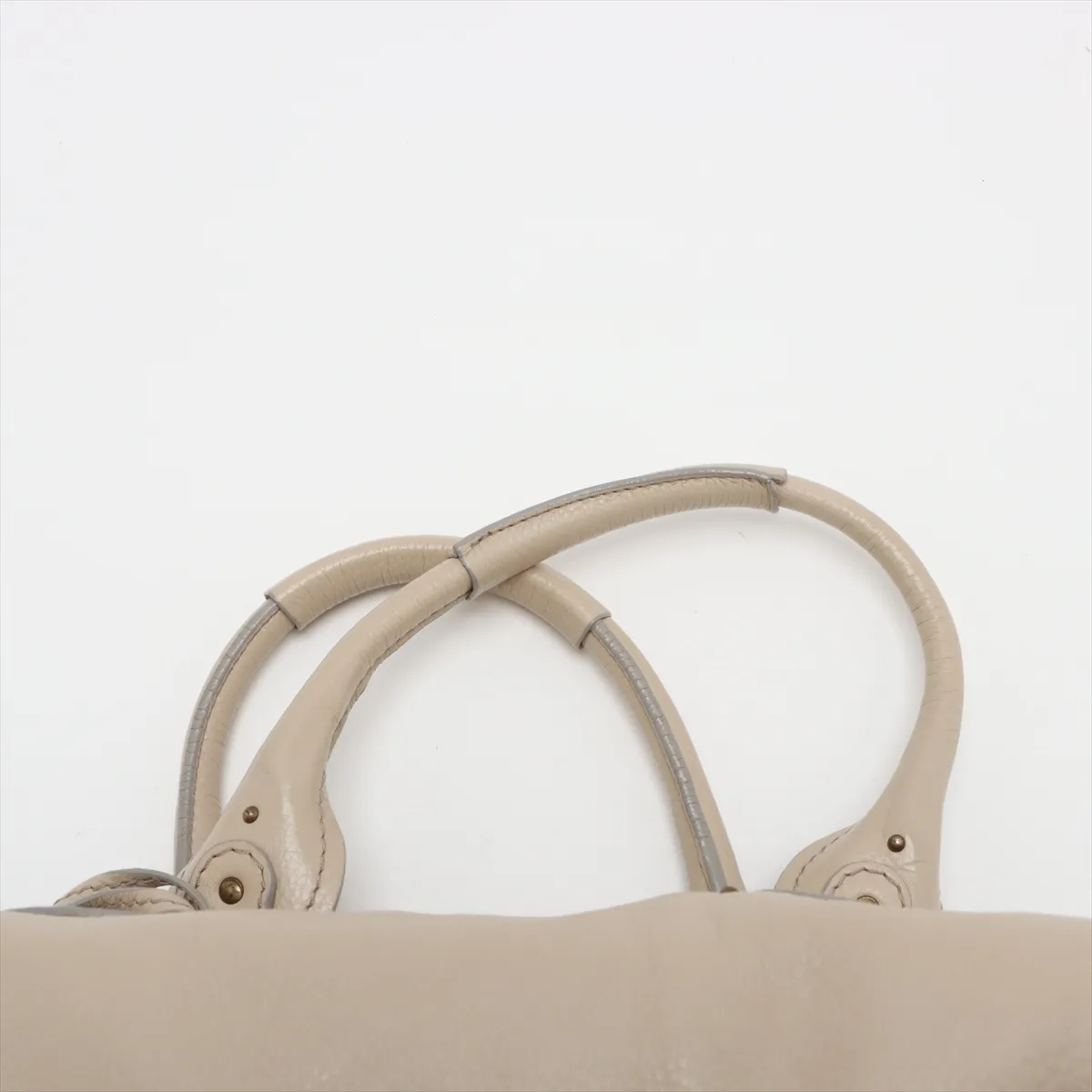 paddington leather handbag white — view 6