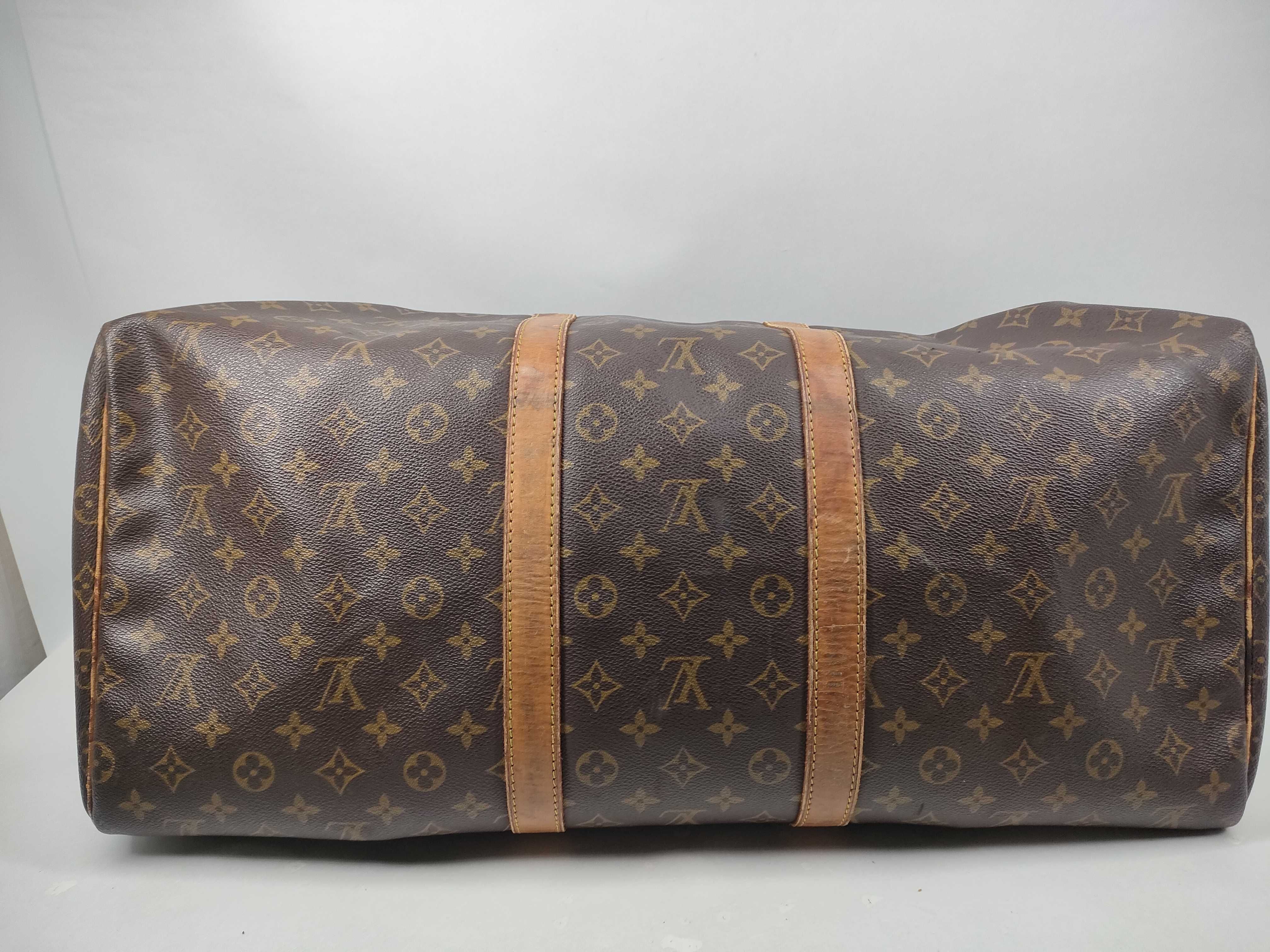 Monogram Keepall Boston bag (with aftermarket screws used) — view 11
