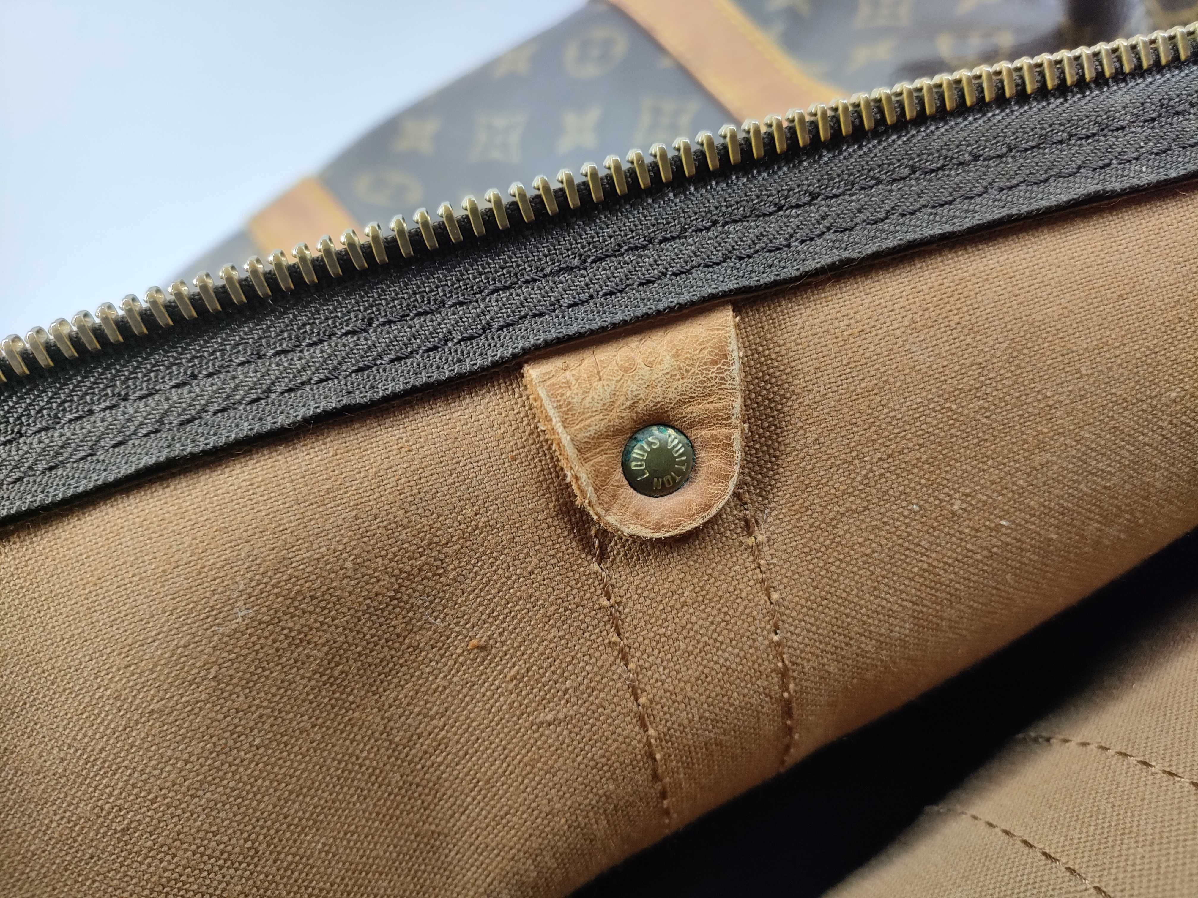 Monogram Keepall Boston bag (with aftermarket screws used) — view 15