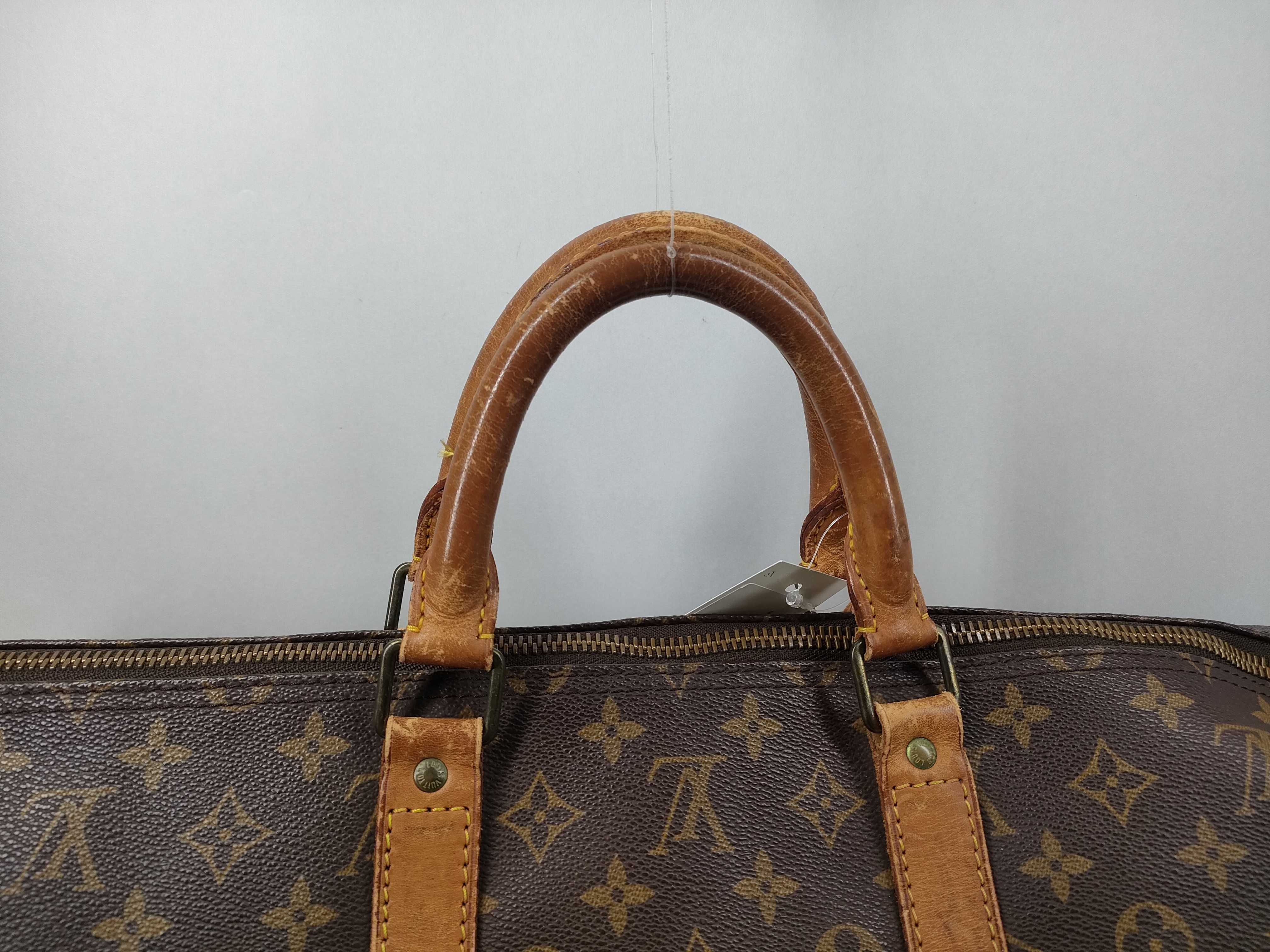 Monogram Keepall Boston bag (with aftermarket screws used) — view 4