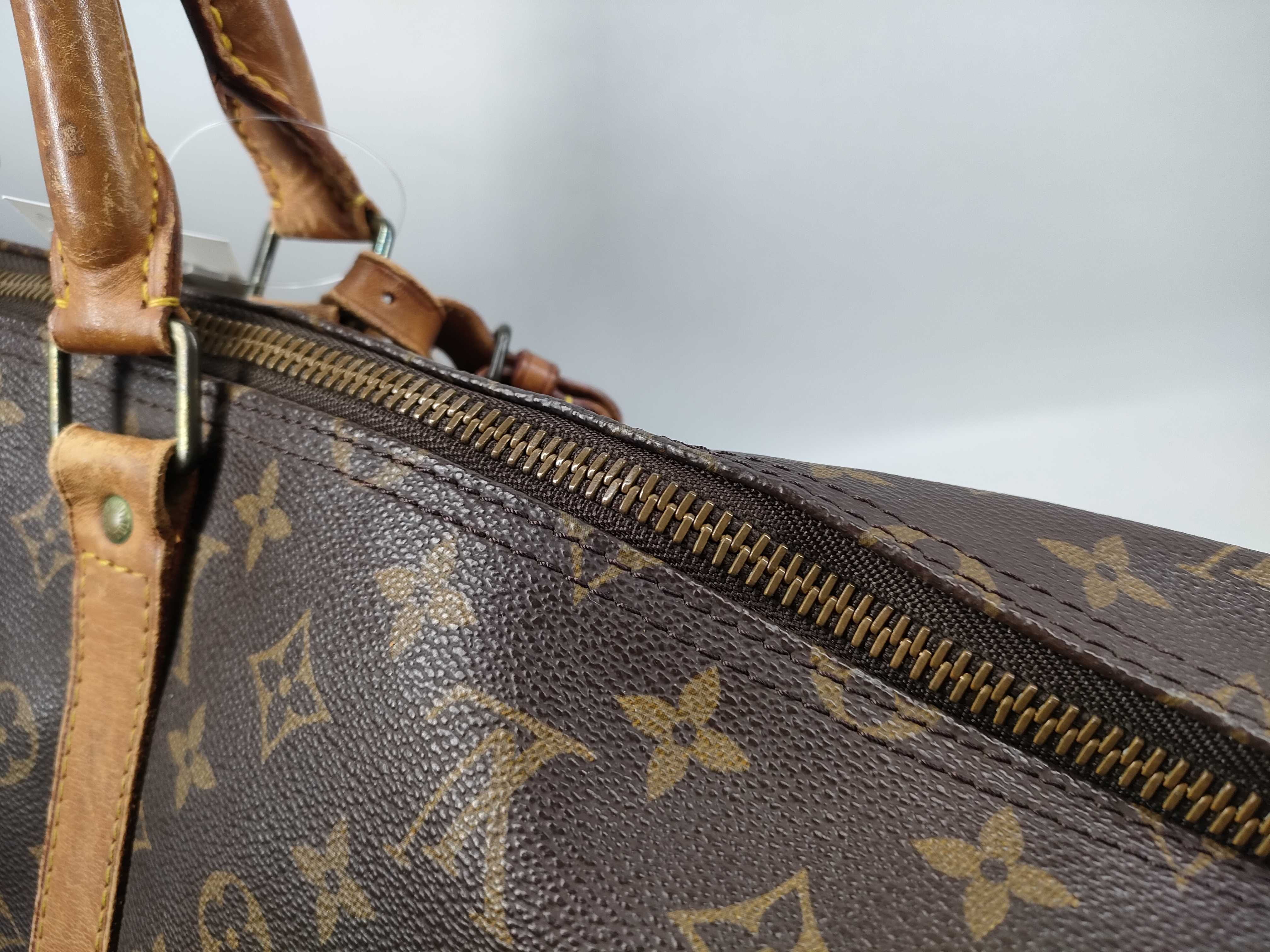 Monogram Keepall Boston bag (with aftermarket screws used) — view 6