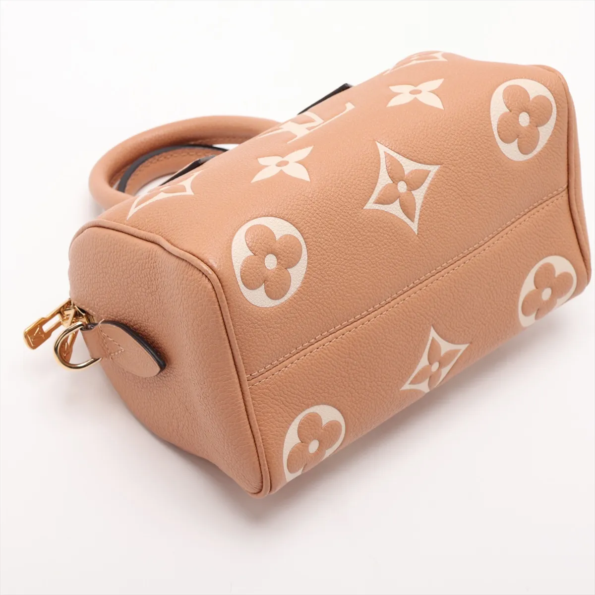 Bicolor Monogram Empreinte Speedy Bandoulière 20 M12713 Orange x Beige (RFID detected) — view 4