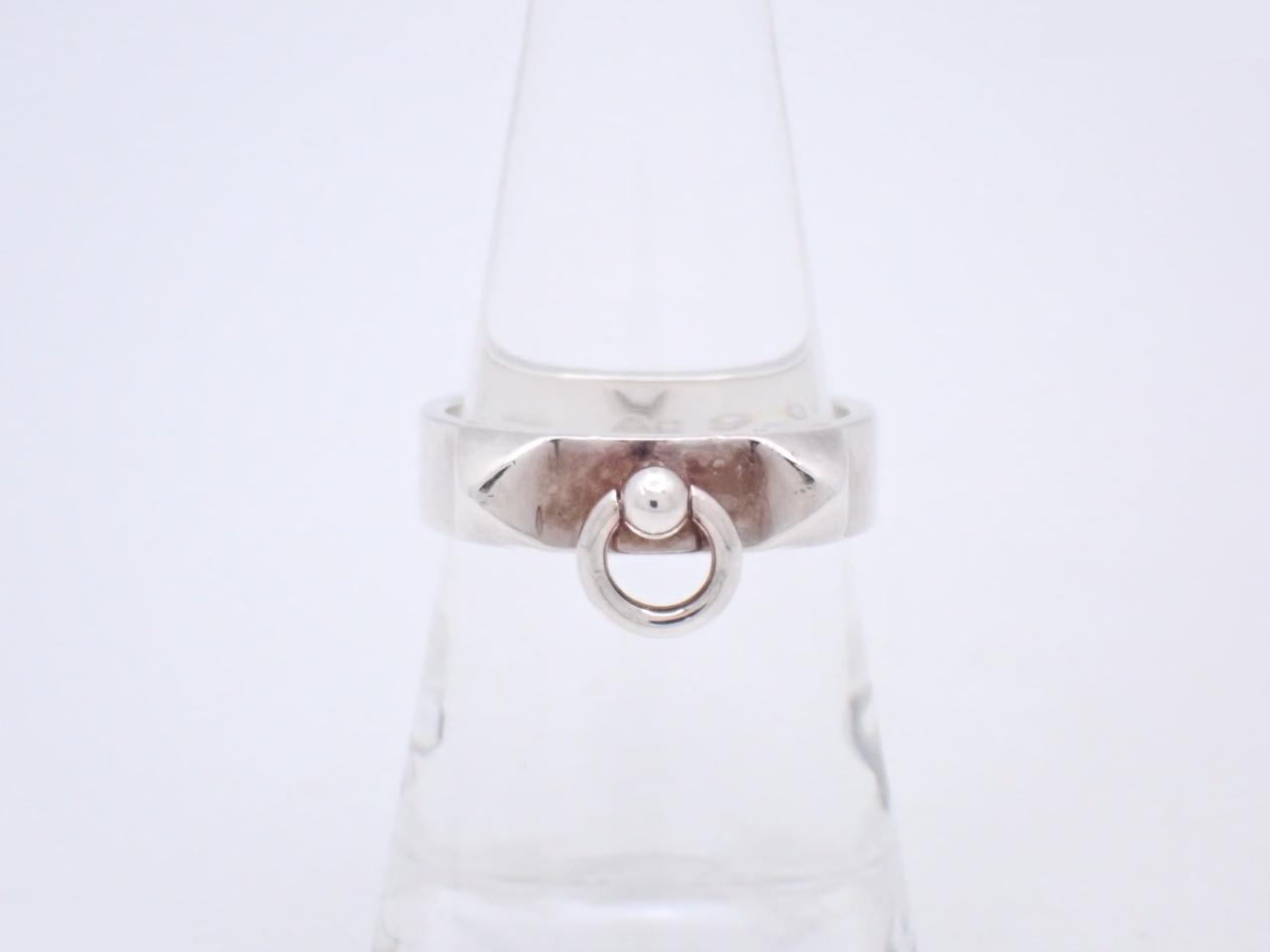 Collier de Chien Ring, Ag925/4.83g, Stamped 55