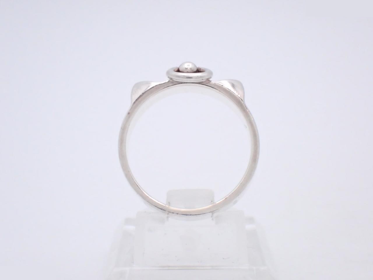 Collier de Chien Ring, Ag925/4.83g, Stamped 55 — view 3