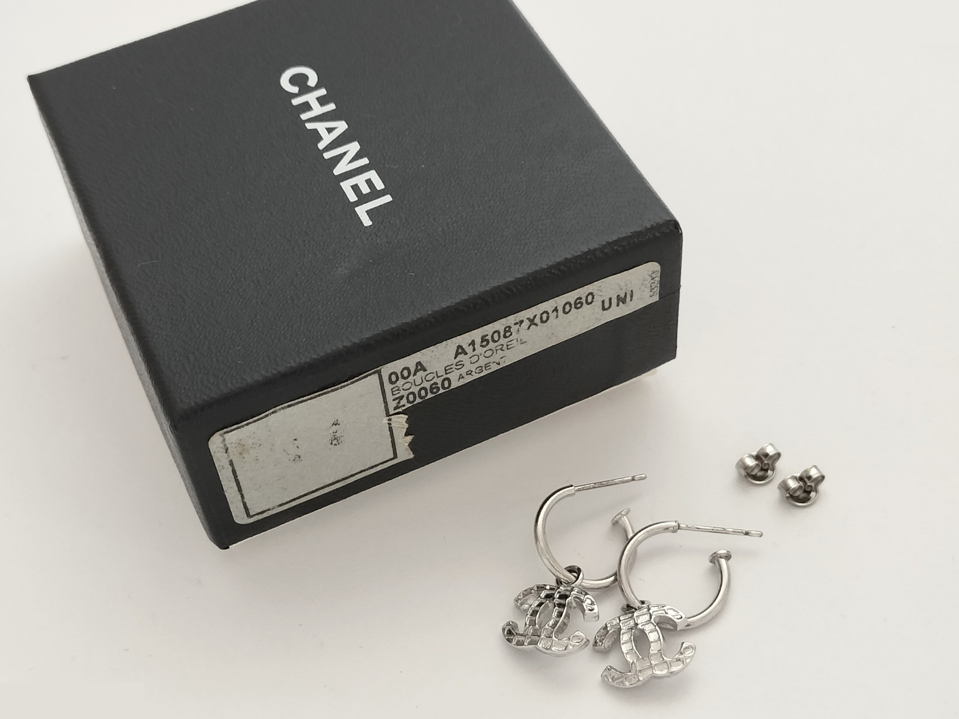 Coco Hoop Silver Earrings — view 2
