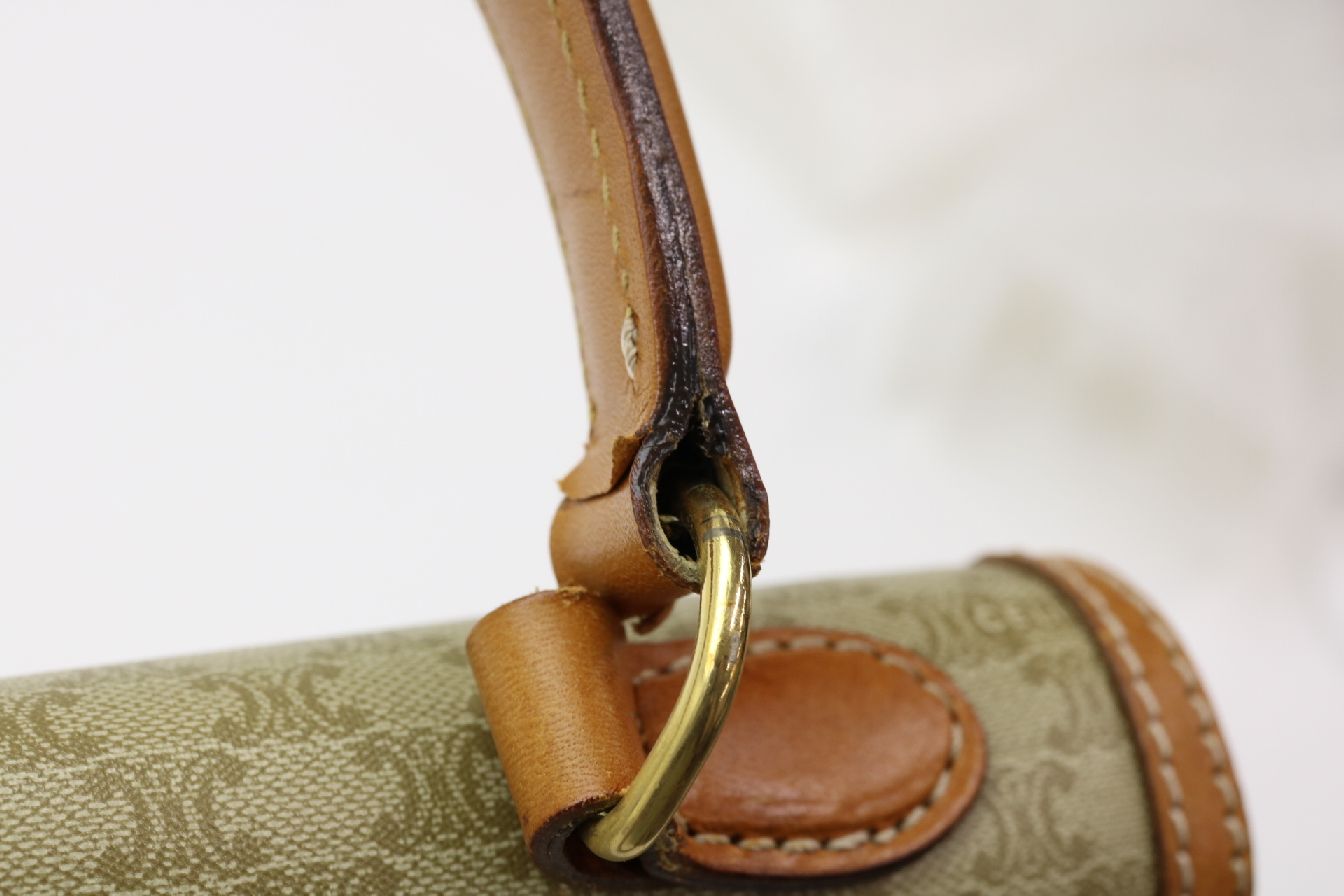 Macadam Leather Gancini Chain Handbag — view 11