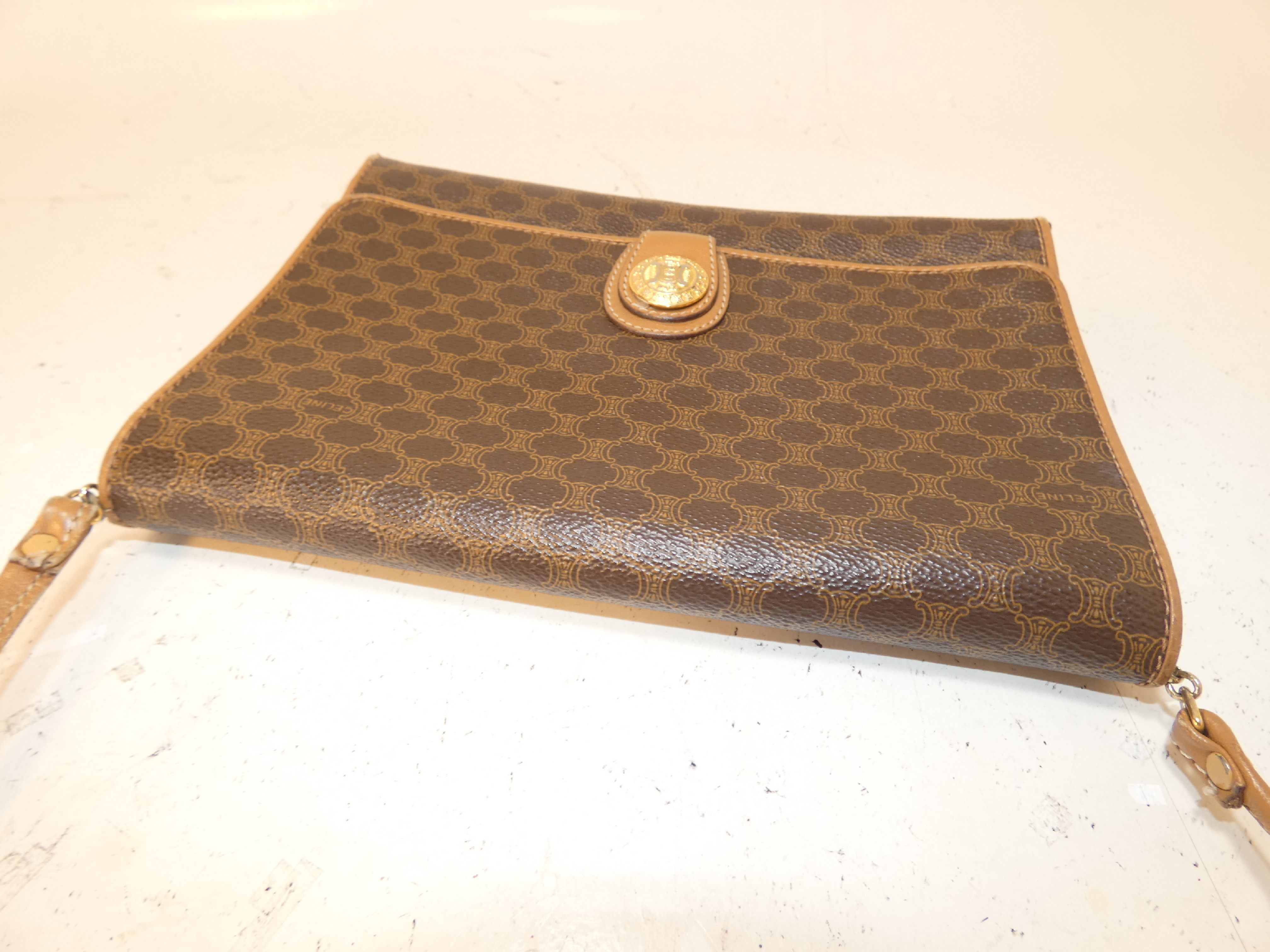 Macadam PVC Front Logo Pochette Shoulder Bag — view 3
