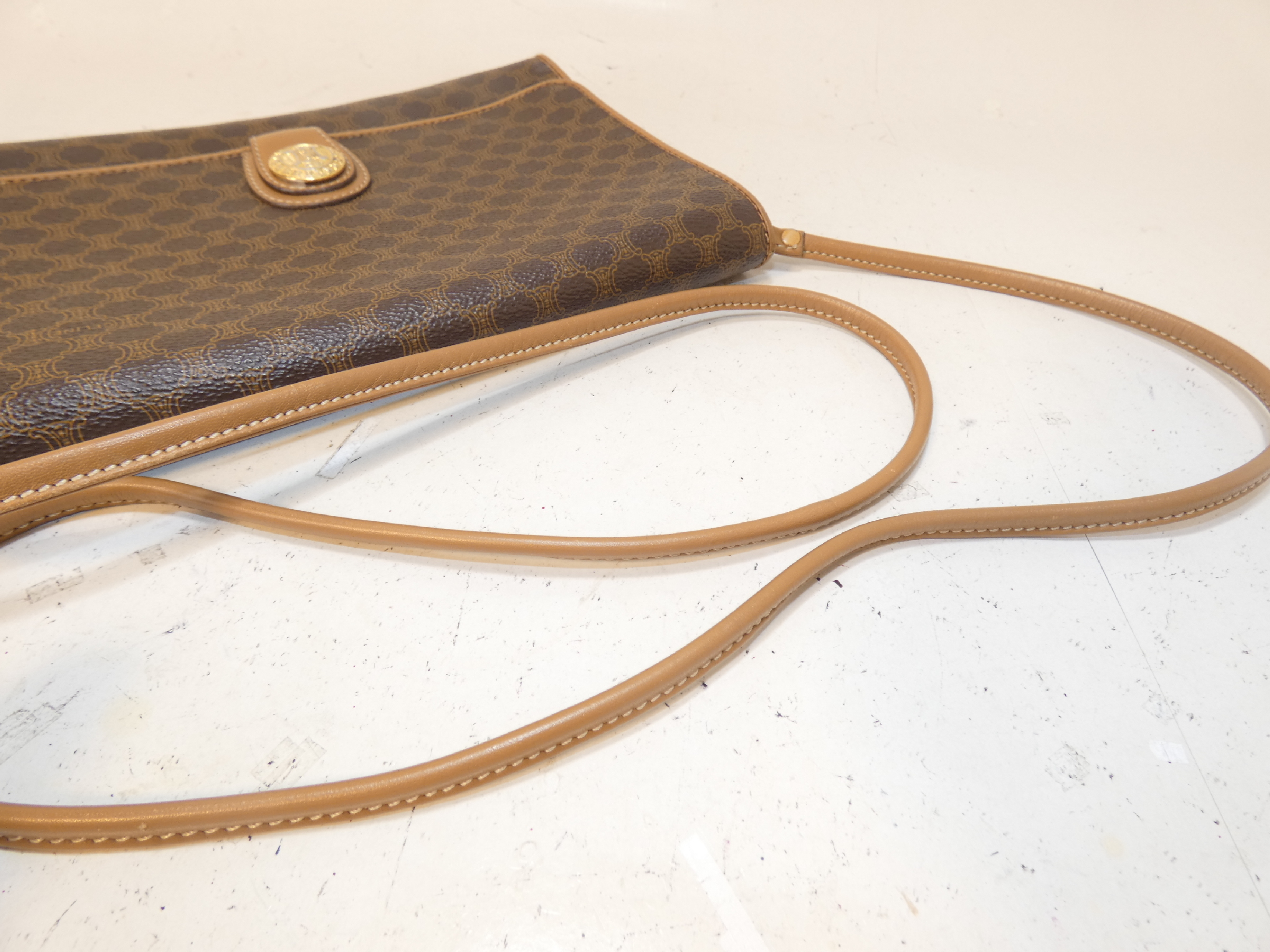 Macadam PVC Front Logo Pochette Shoulder Bag — view 4