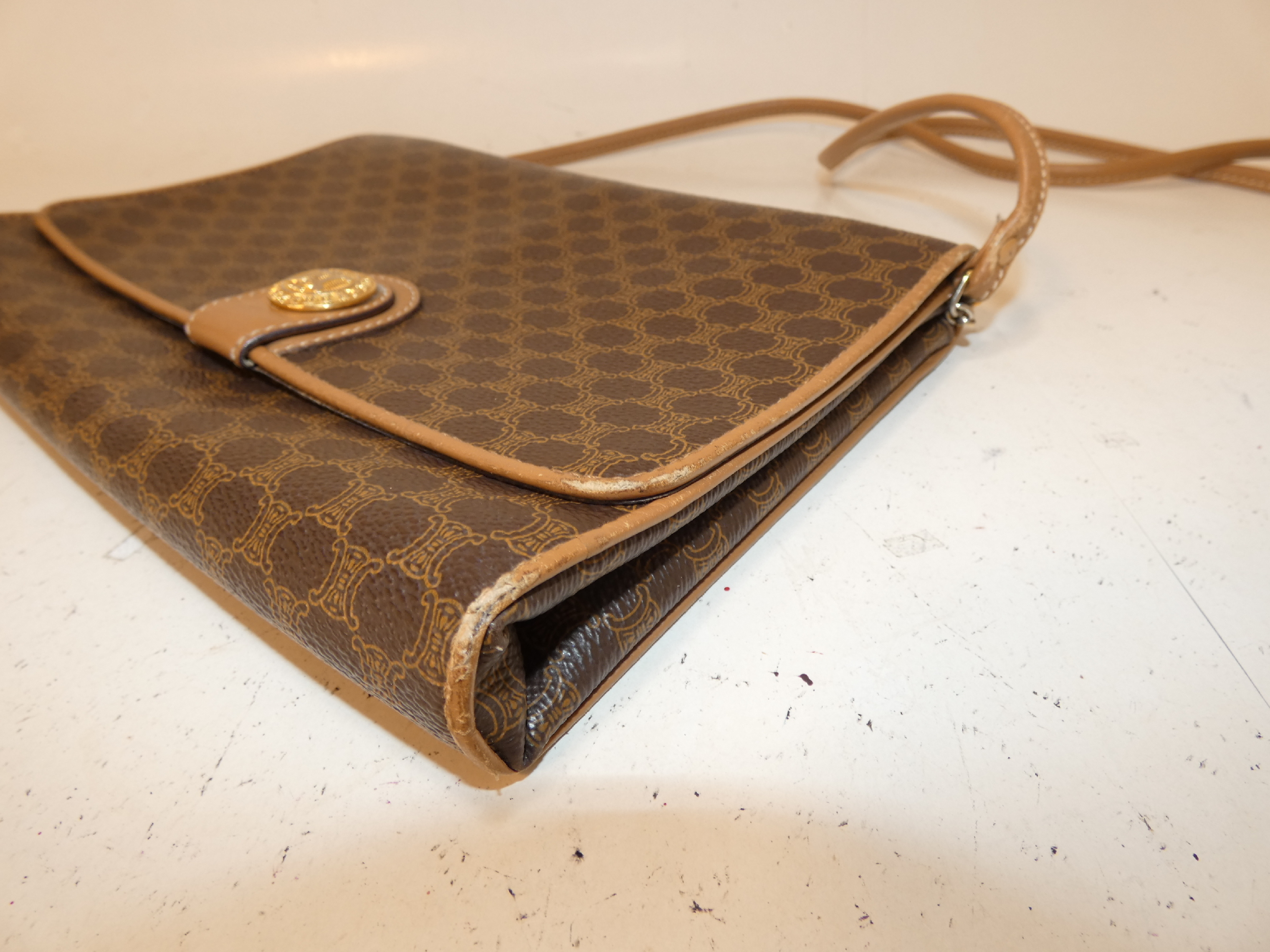 Macadam PVC Front Logo Pochette Shoulder Bag — view 7