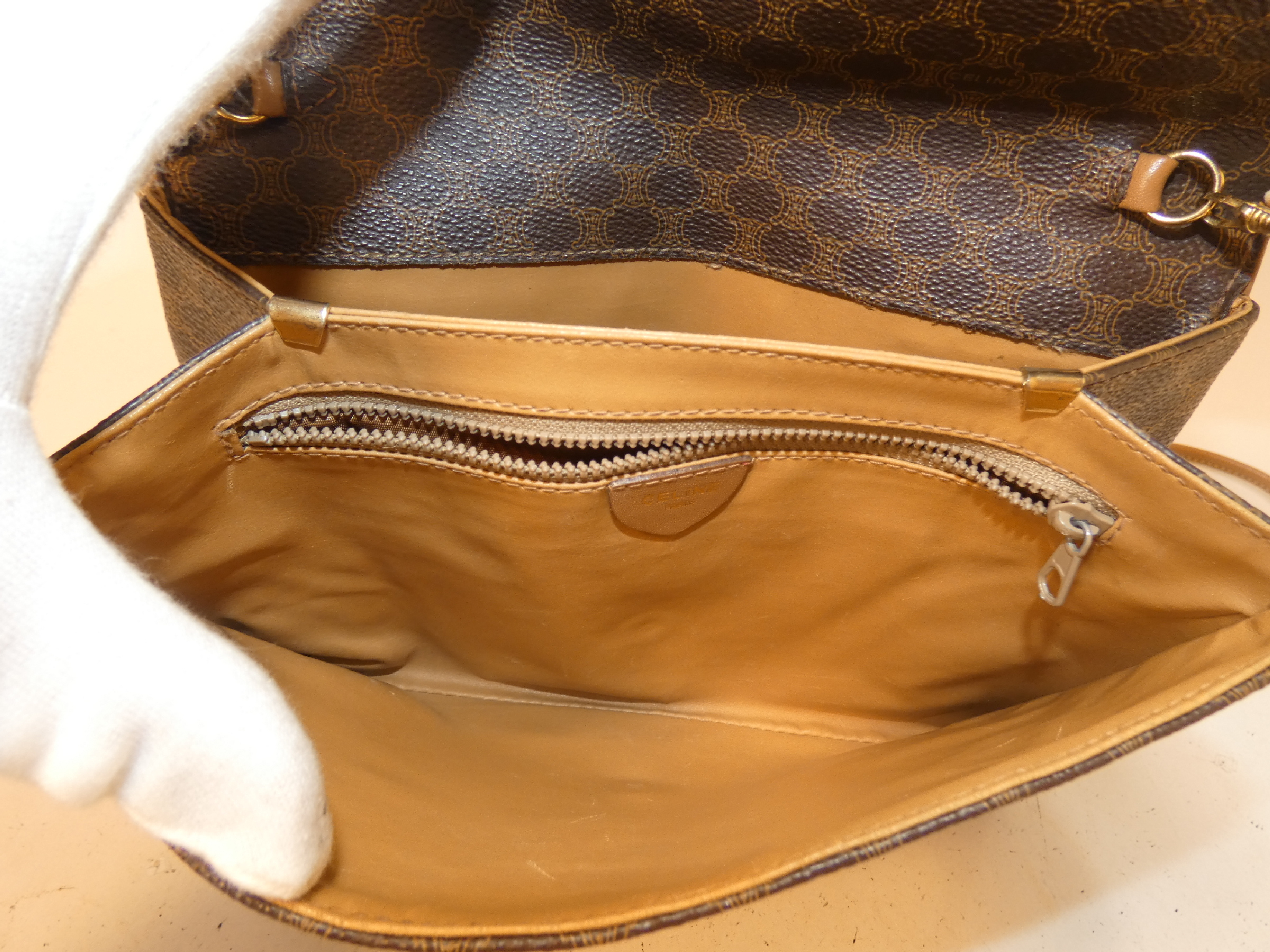 Macadam PVC Front Logo Pochette Shoulder Bag — view 9