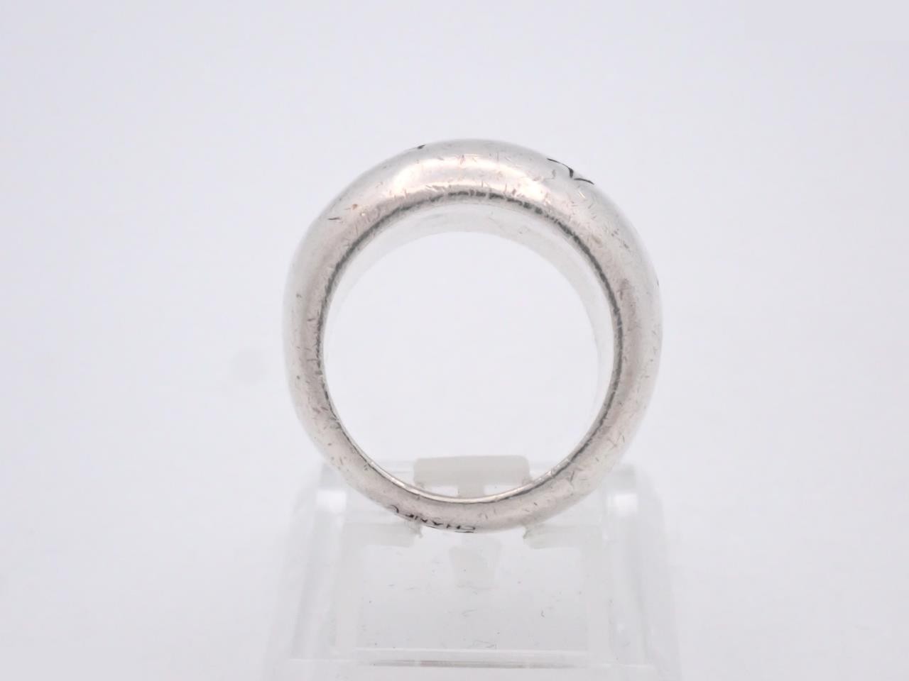 Logo Initial Ring, SV925/18.6g, Size #11 — view 3