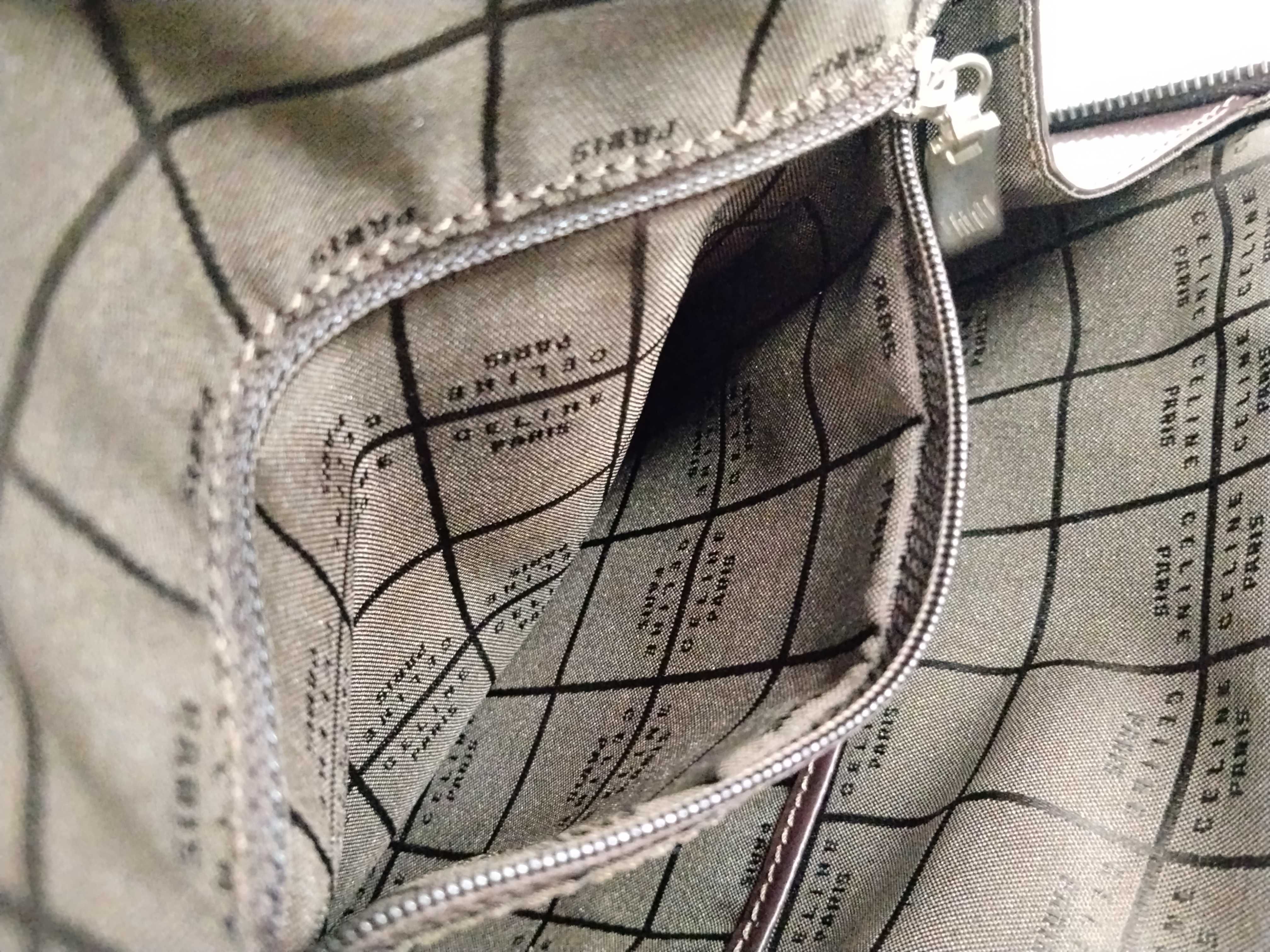Logo Enamel Leather Backpack Mesh Rucksack — view 12