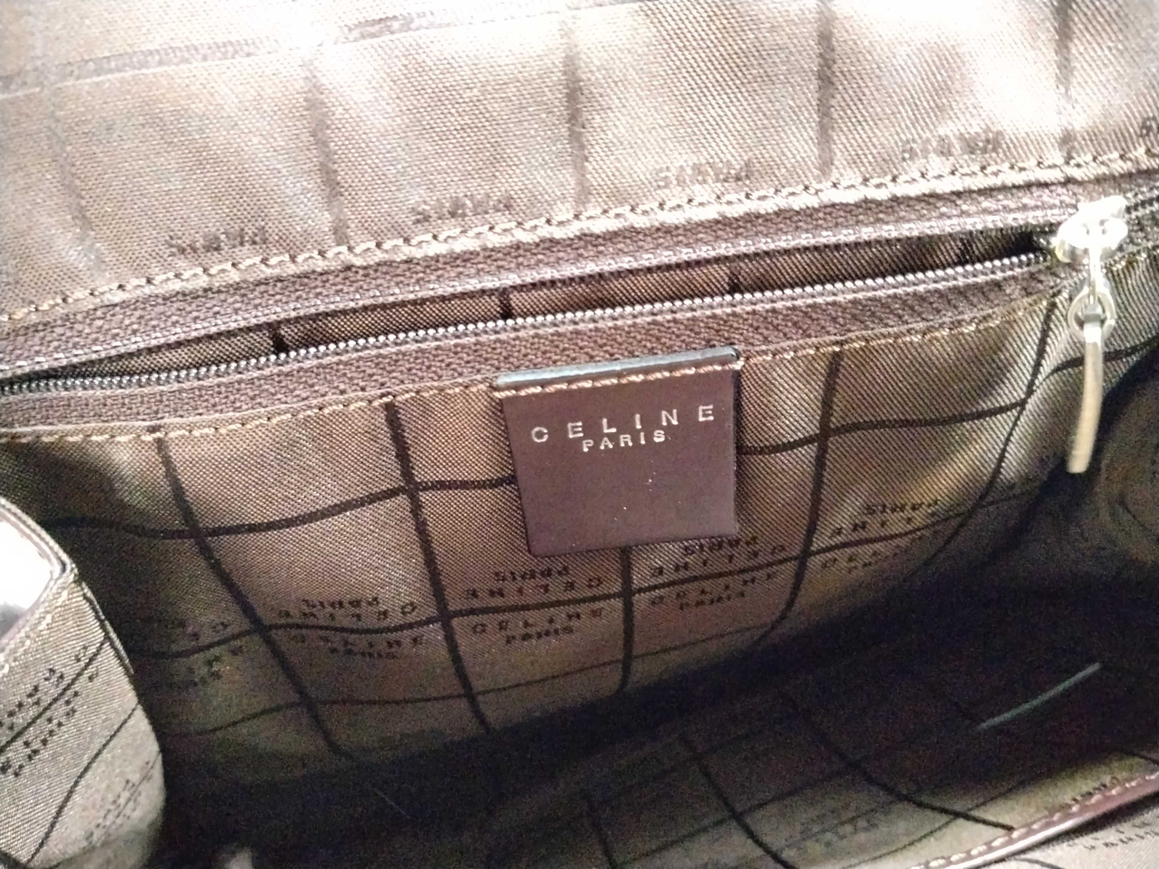 Logo Enamel Leather Backpack Mesh Rucksack — view 13