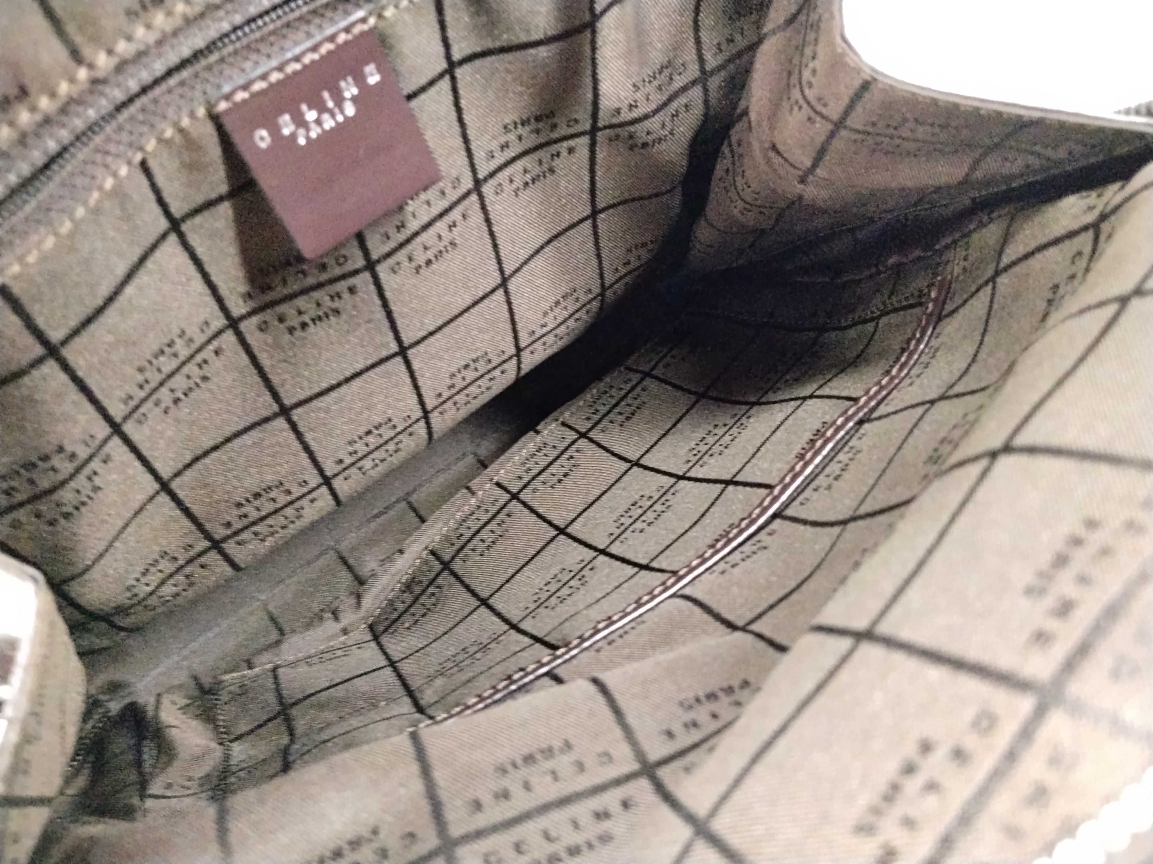Logo Enamel Leather Backpack Mesh Rucksack — view 10