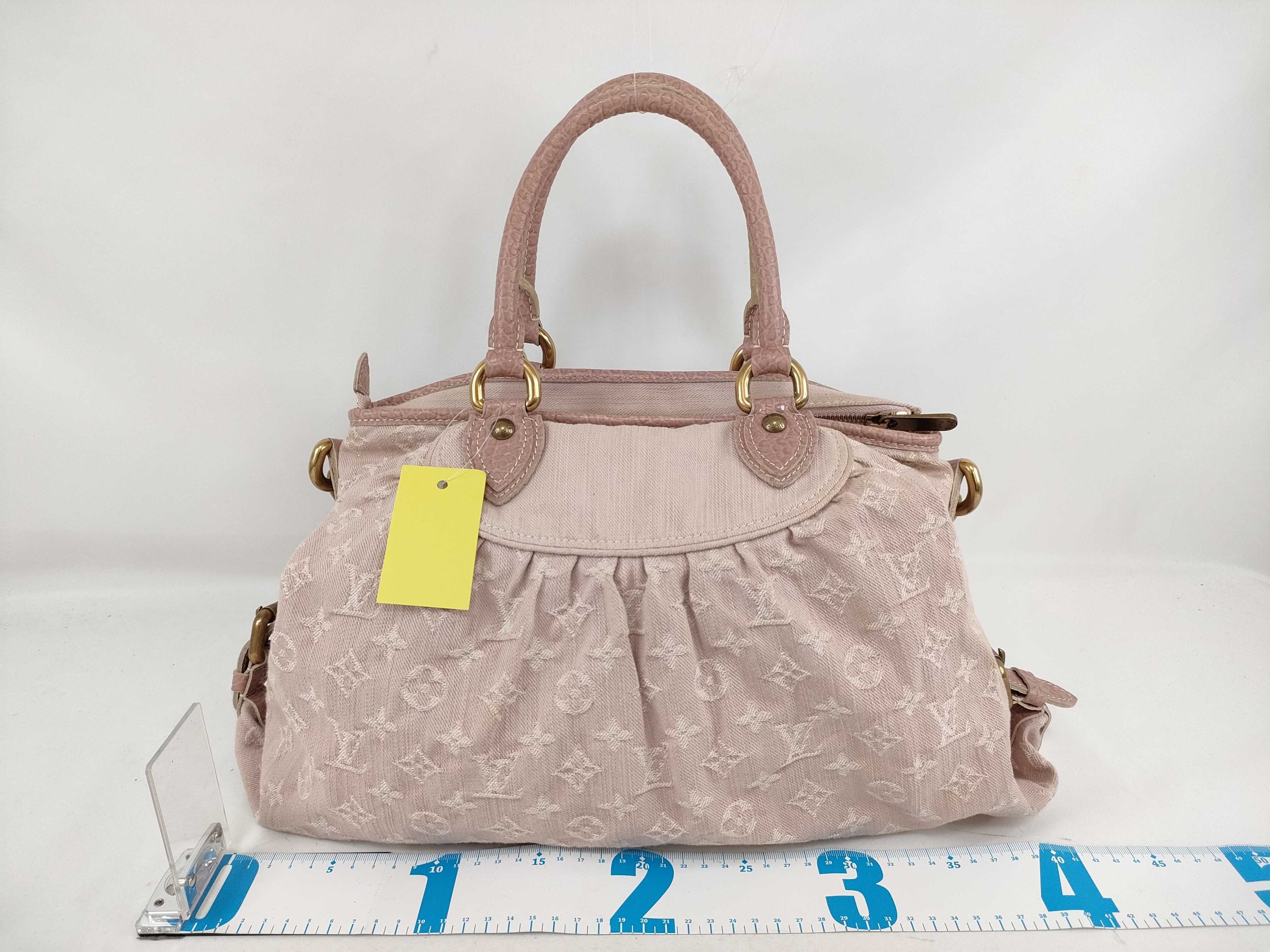 Monogram Denim Neo Cavie MM Handbag — view 2