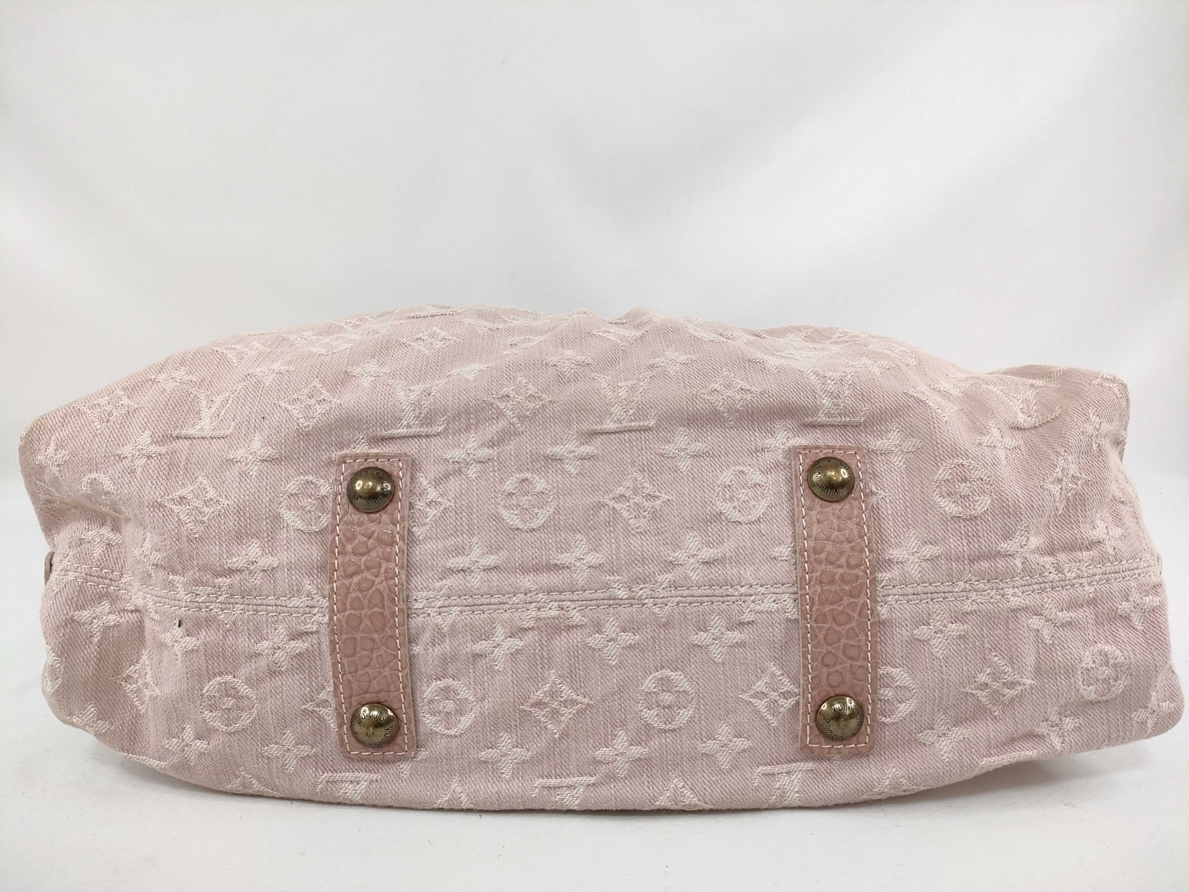 Monogram Denim Neo Cavie MM Handbag — view 3