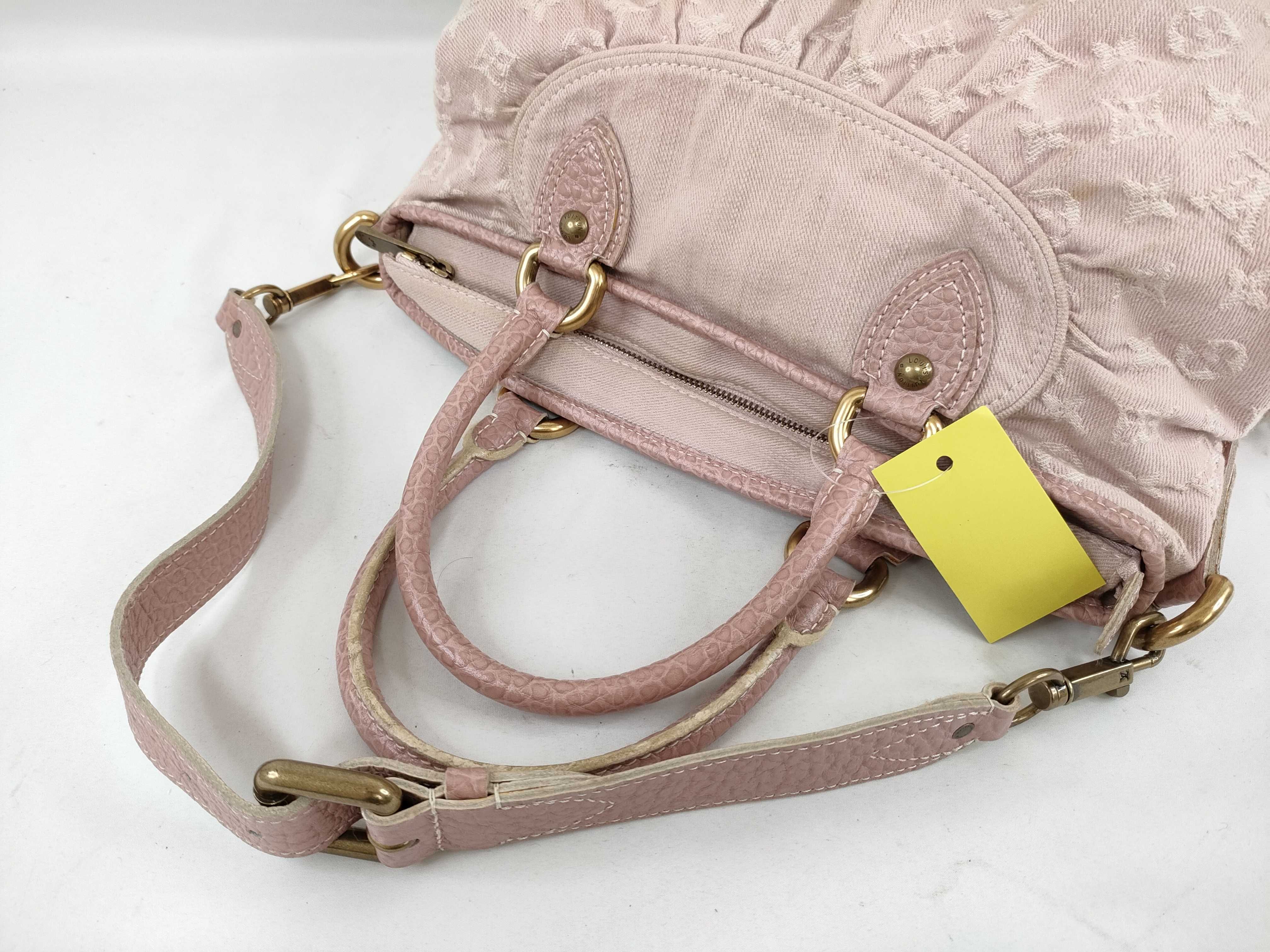 Monogram Denim Neo Cavie MM Handbag — view 5