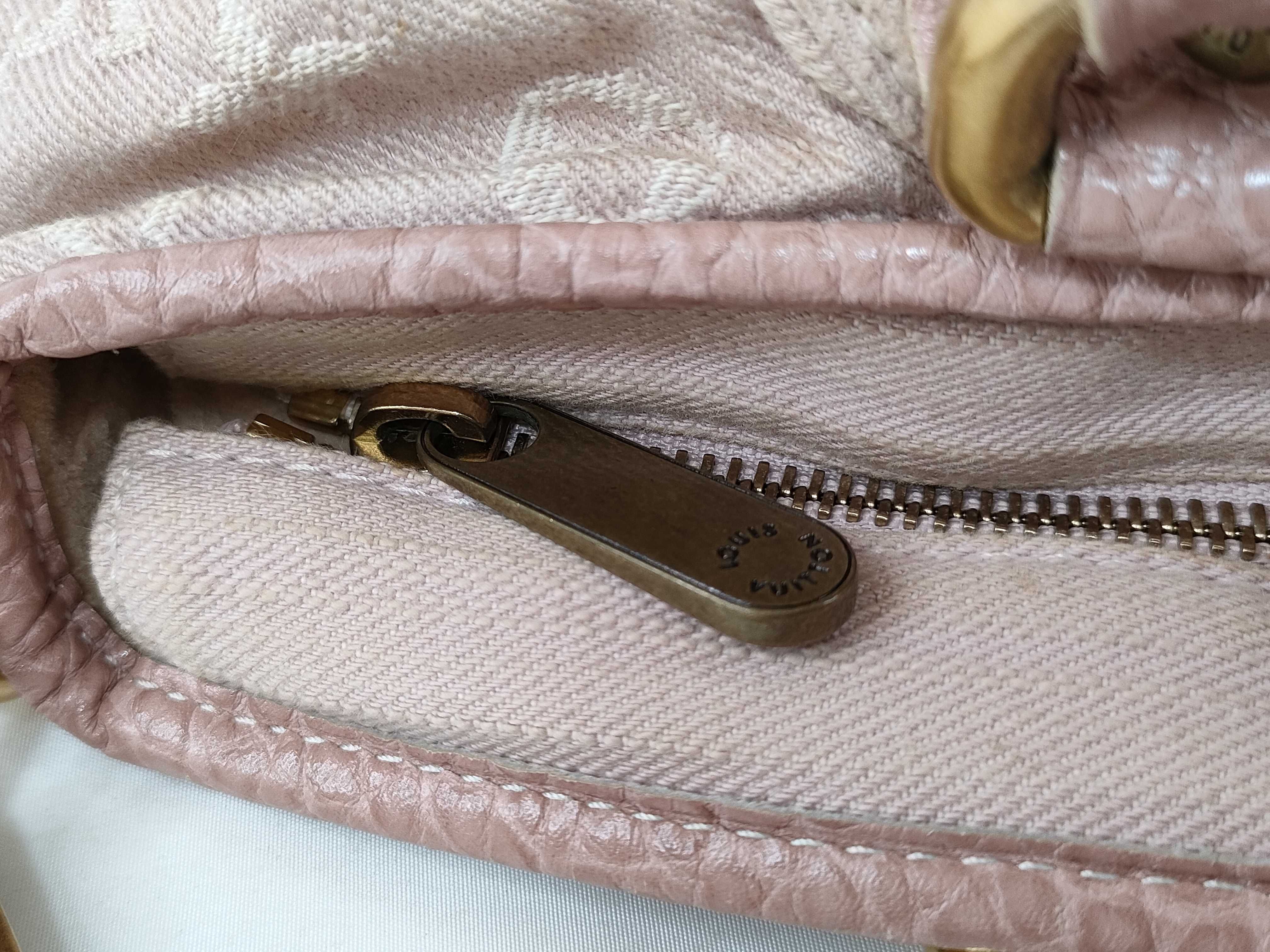 Monogram Denim Neo Cavie MM Handbag — view 8