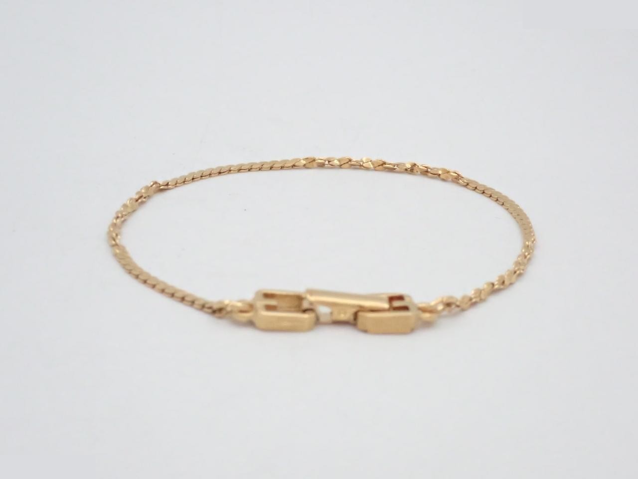 Other items in the line: Precious metal bracelets and bangles (metal), wrist circumference approximately 17.5 cm. — view 2